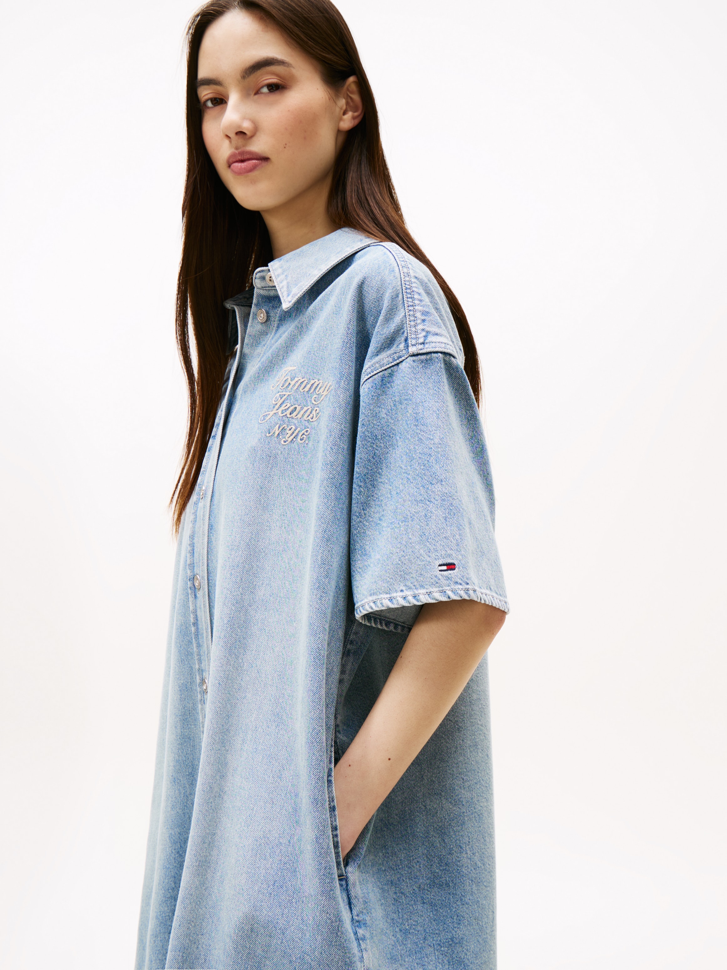 Tommy Jeans Jeanskleid »TJW DENIM SHIRTDRESS SS«