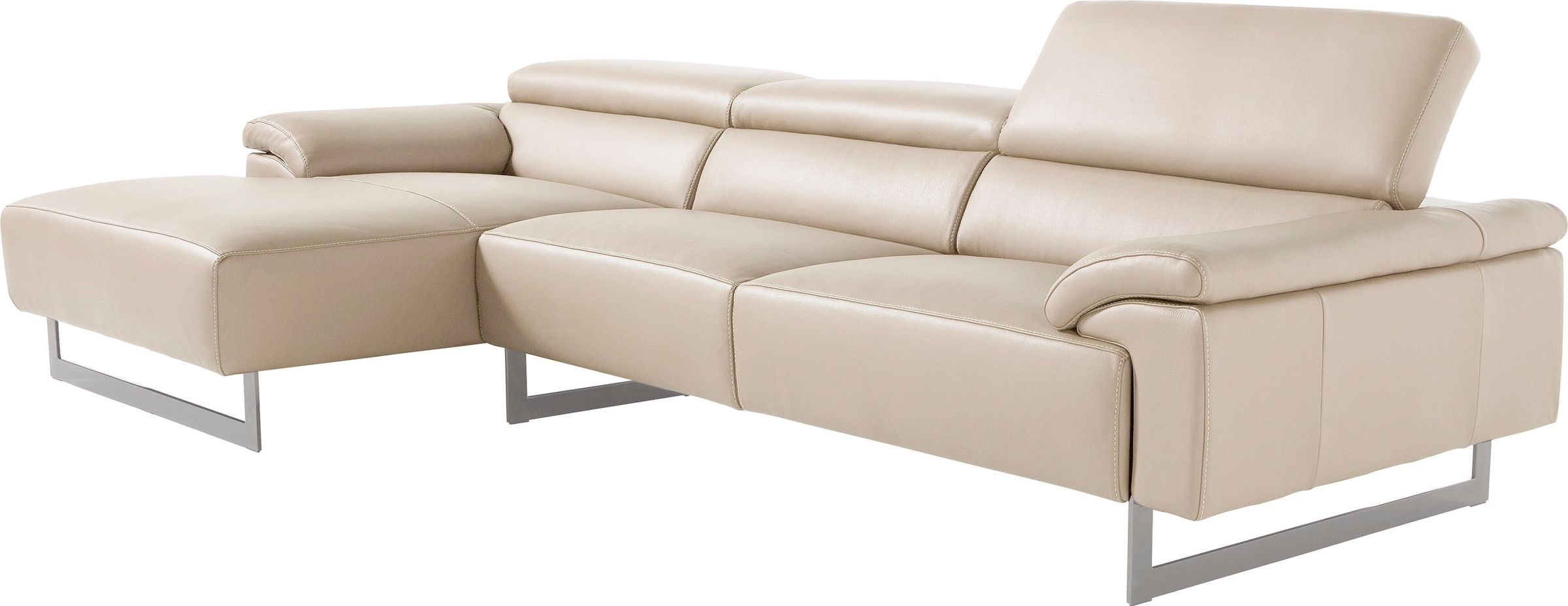 Egoitaliano Ecksofa "Malika, edel und bequem, Designsofa mit hochwertigen B günstig online kaufen