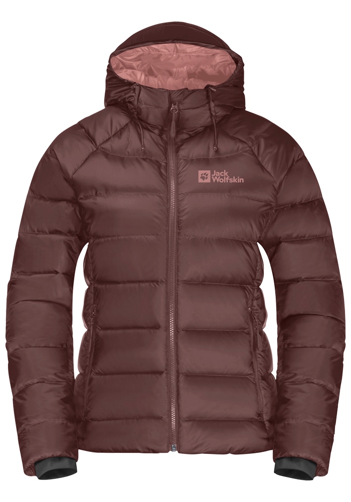 Jack Wolfskin Daunenjacke »NEBELHORN DOWN HOODY W«, mit Kapuze