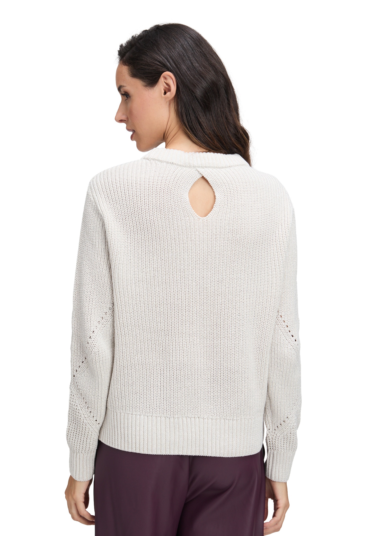 Betty&Co Strickpullover »Betty & Co Damen Strickpullover mit Lurexfaden«, (1 tlg.)
