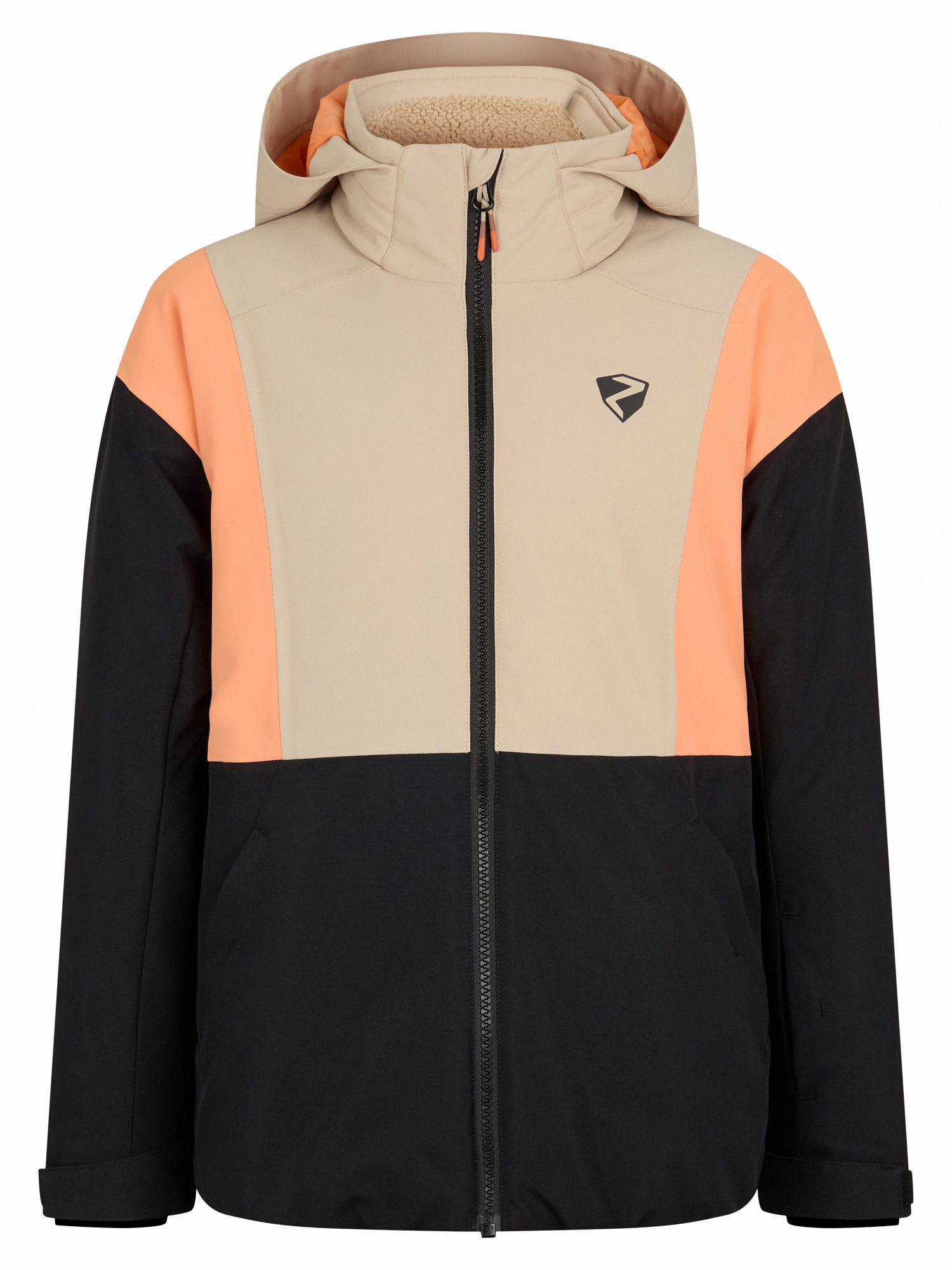 Ziener Skijacke "ABBE-Z AQUASHIELD JUNIOR" wasser- u. winddicht, atmungsaktiv, warm, reflektierende Elemente