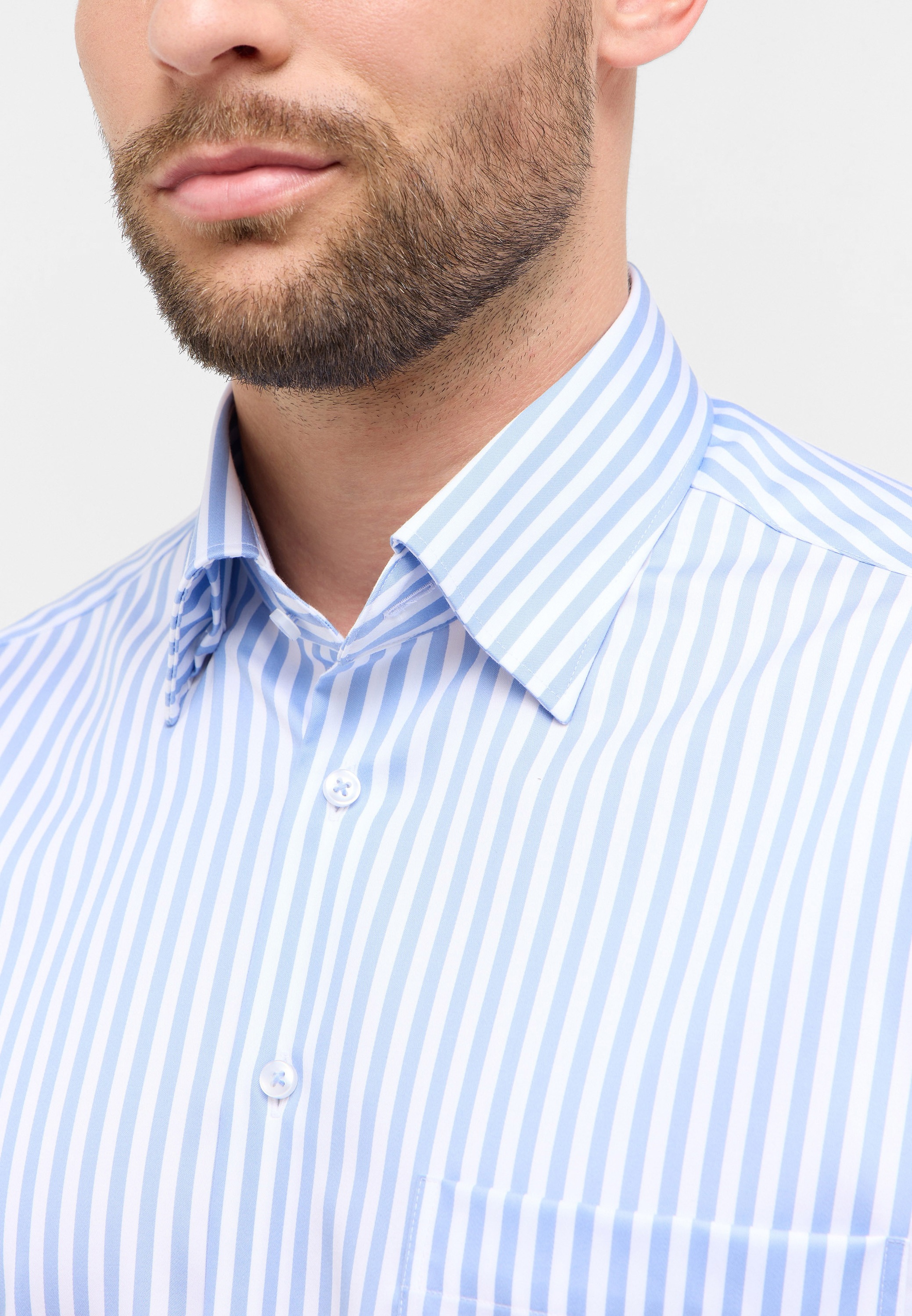 Thumbnail - Eterna Langarmhemd "COMFORT FIT" NON IRON (bügelfrei)