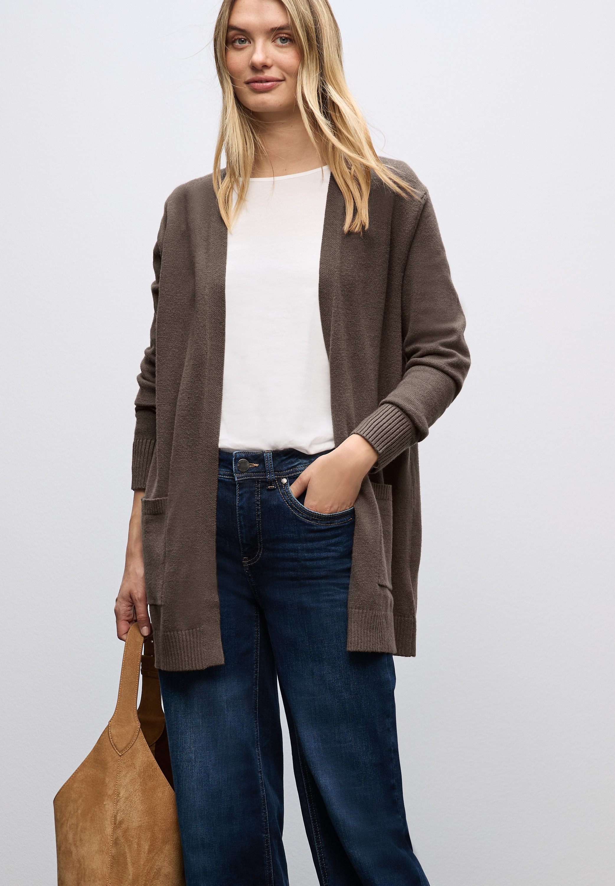 STREET ONE Cardigan ohne Verschluss, offen