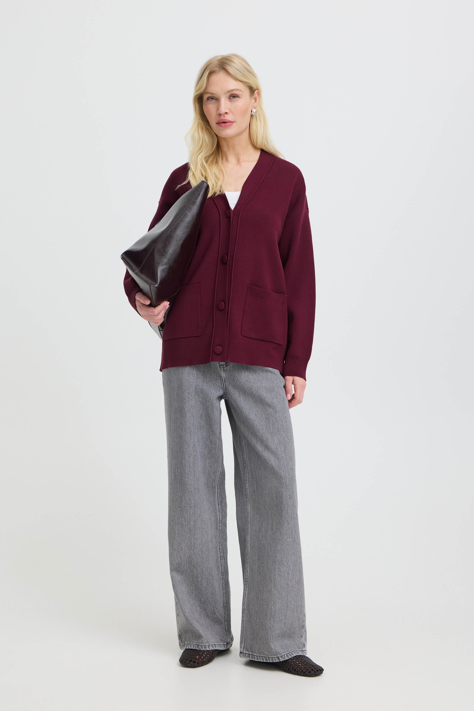 b.young Strickjacke »Damen Langarm BYOTARI«