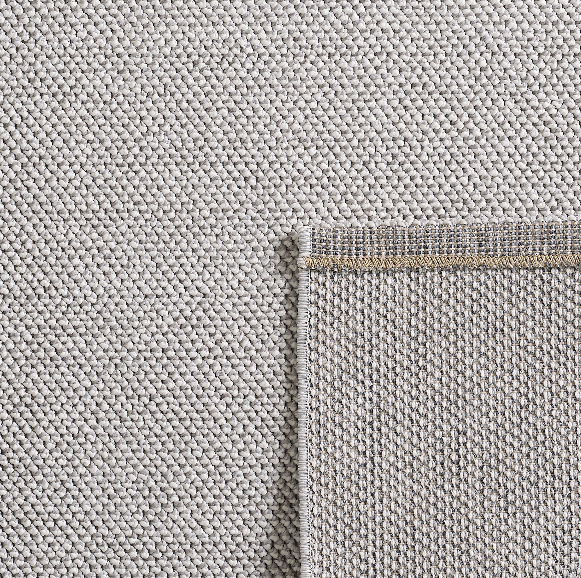 Teppich AYYILDIZ TEPPICHE "LOOM 4300", silber, B:240cm H:7mm L:340cm, Polypropylen, Teppiche, Teppich, Läufer, Kurzflor, pflegeleicht, robust, strapazierfähig 3