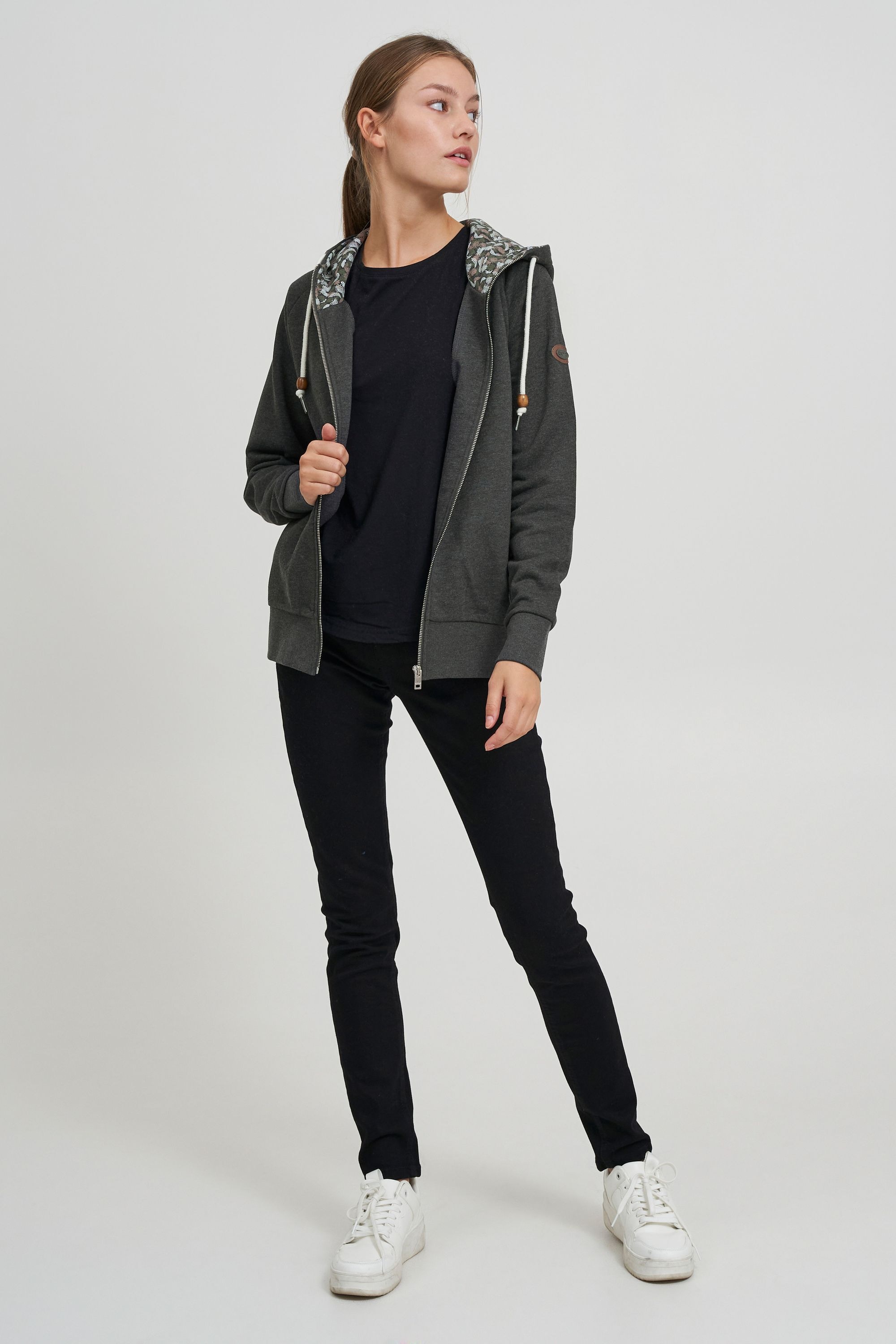 OXMO Kapuzensweatjacke »Kapuzensweatjacke OXUlla«
