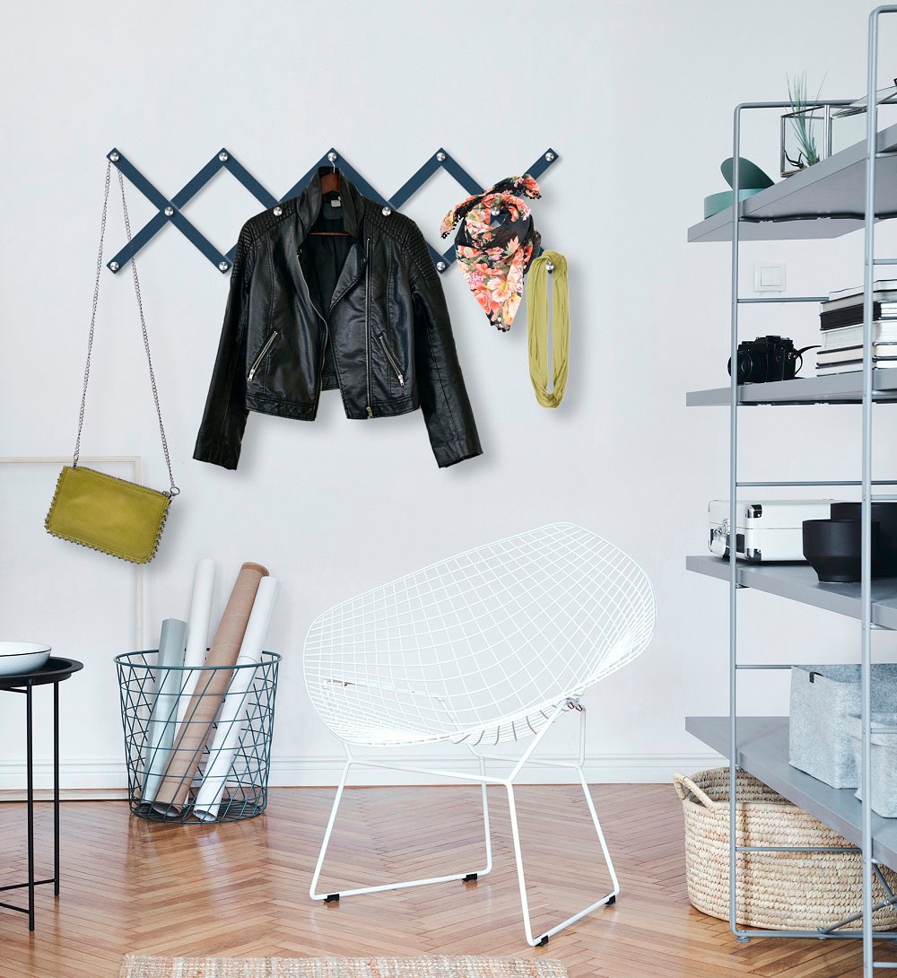 queence Garderobenleiste »Justin«, (22 St.), 14 Haken & 8 Garderobenleisten, Garderobe