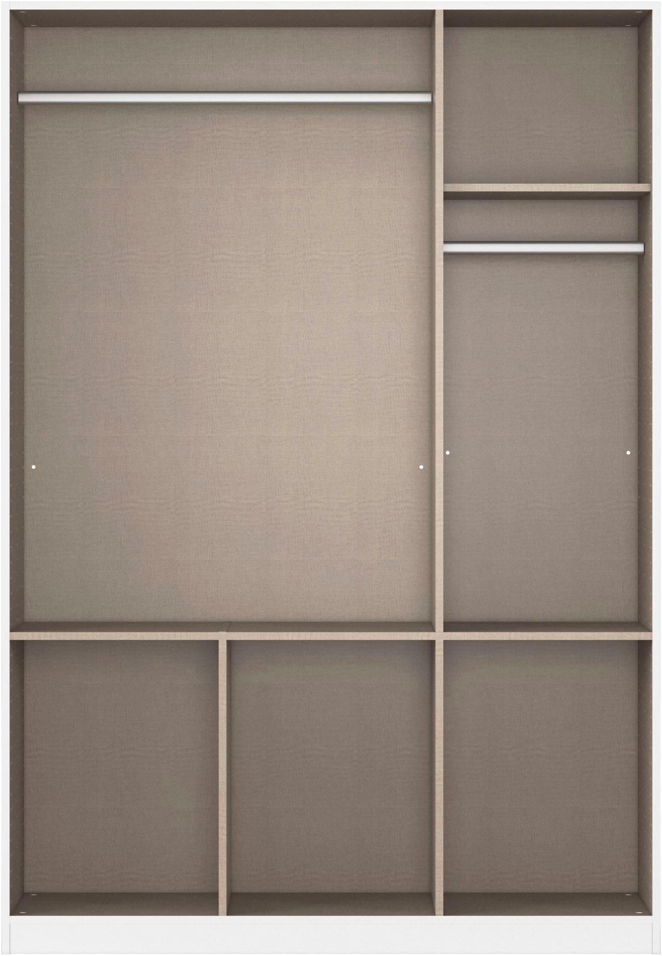 rauch Drehtürenschrank »Kleiderschrank Schrank Garderobe Schlafzimmerschrank CELLE«, in 4 Breiten und 2 Höhen, optional mit Schubkästen MADE IN GERMANY
