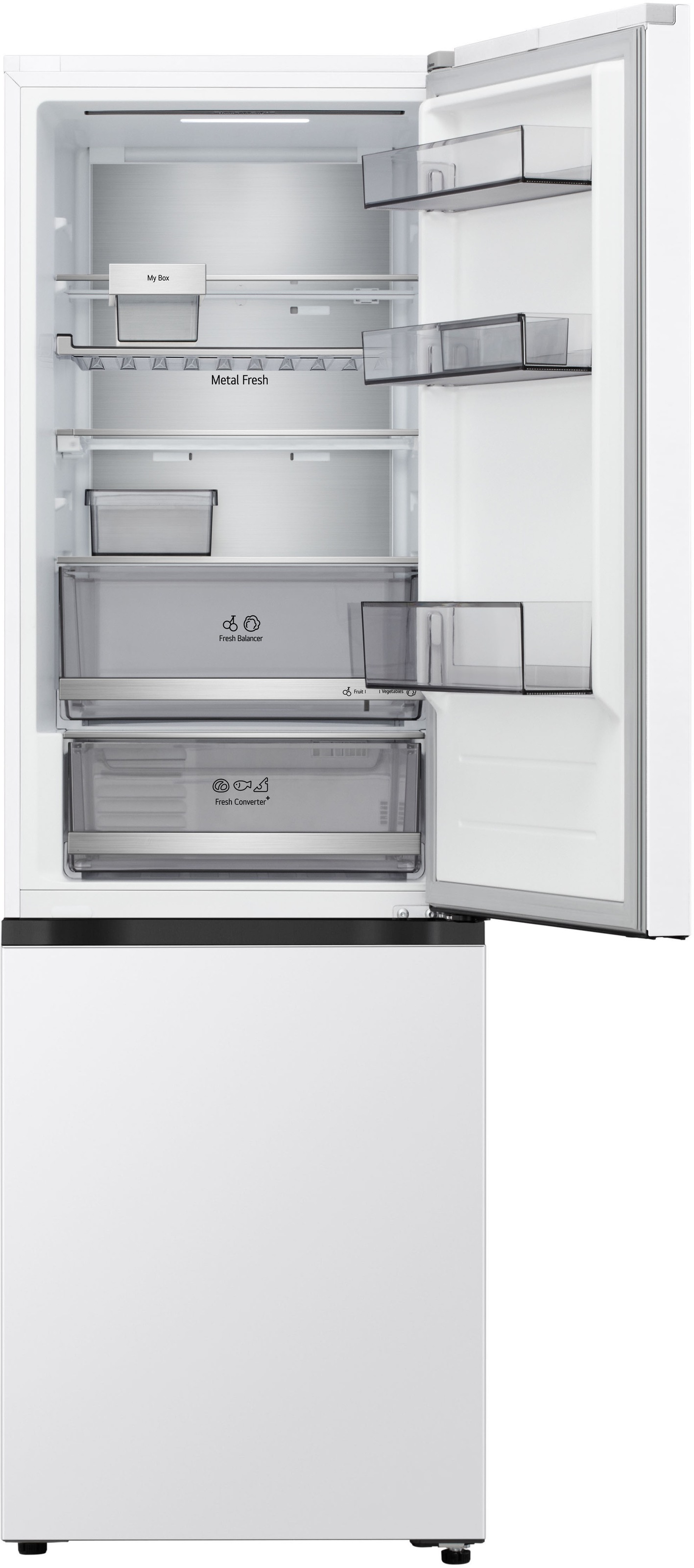 LG Kühl-/Gefrierkombination Serie 7 »GBBS716ASW« 186 cm hoch 59,7 cm breit Vollintegrierbarer Kühlschrank dank frontaler Luftzufuhr und Abluft