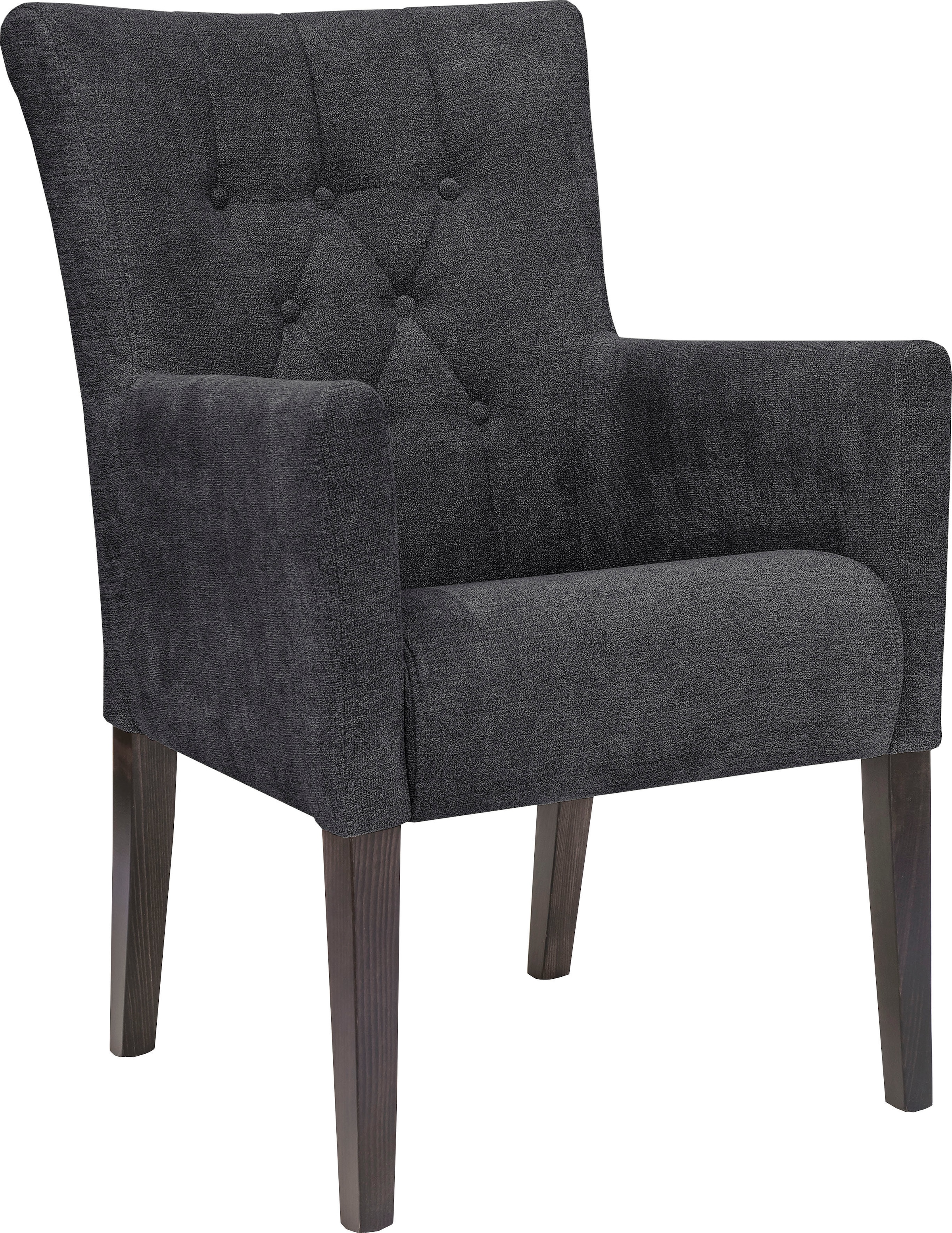 Home affaire Esszimmerstuhl "King" () Esszimmerstuhl mit Knopfheftung günstig online kaufen