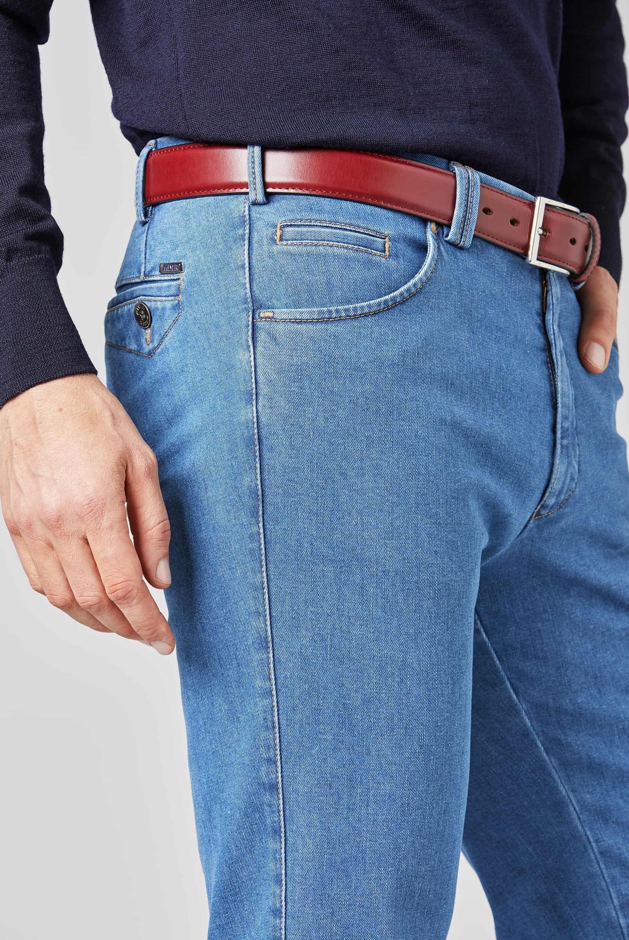 MEYER 5-Pocket-Jeans »Dublin«, mit Super-Stretch Tencel-Denim