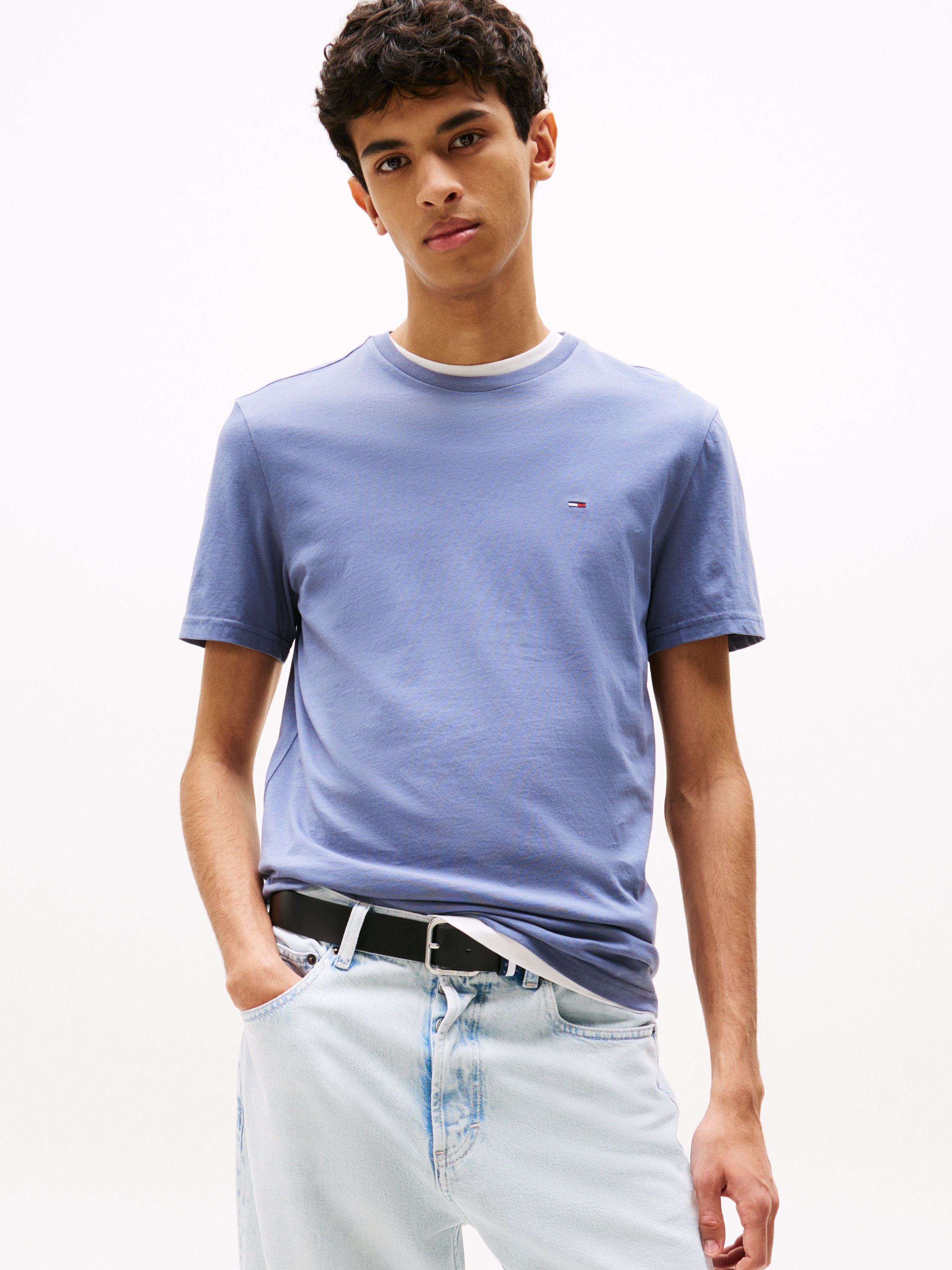Tommy Jeans T-Shirt "TJM XSLIM 3 PACK TEE", Mit Rundhalsausschnitt günstig online kaufen