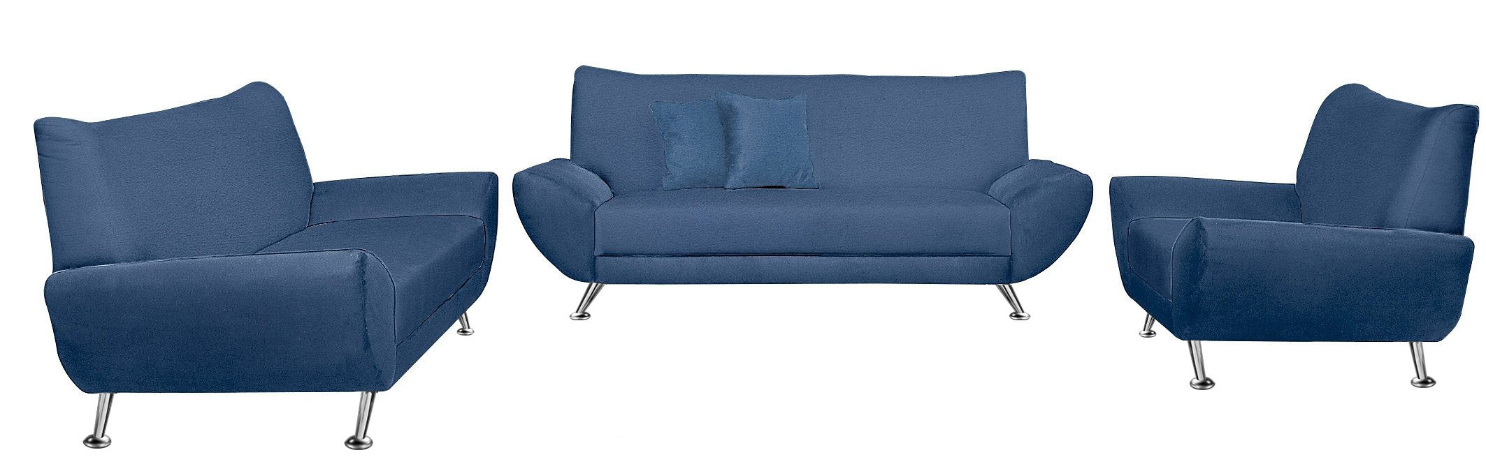 Home affaire Polstergarnitur »Saltare elegant & komfortabel, , 3-2-1, bequem, Designfuß« 3 Stk. tlg.