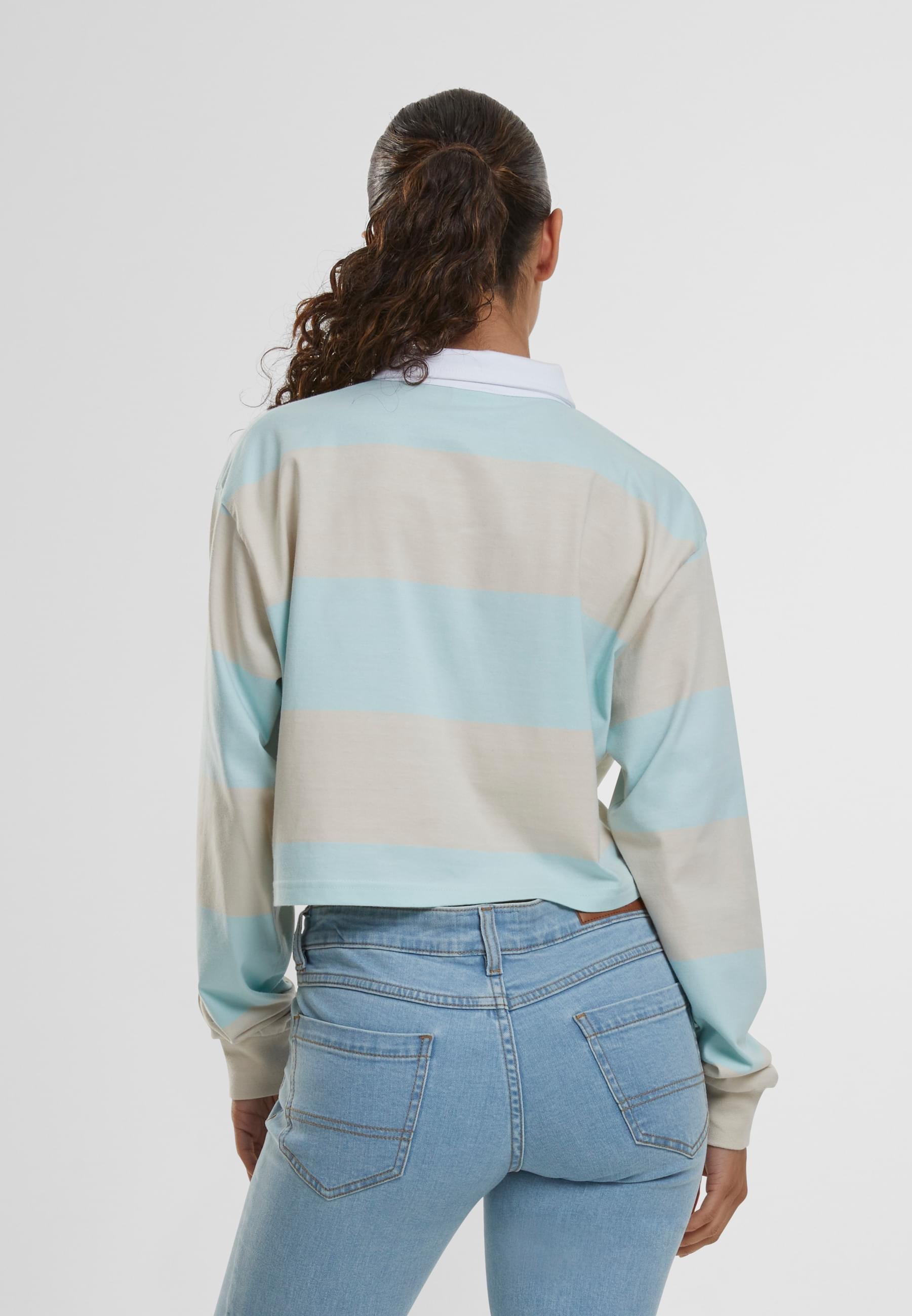 Karl Kani Longsleeve »Karl Kani Karl Kani Woven Signature Crop Striped Rugby LS«, (1 tlg.)