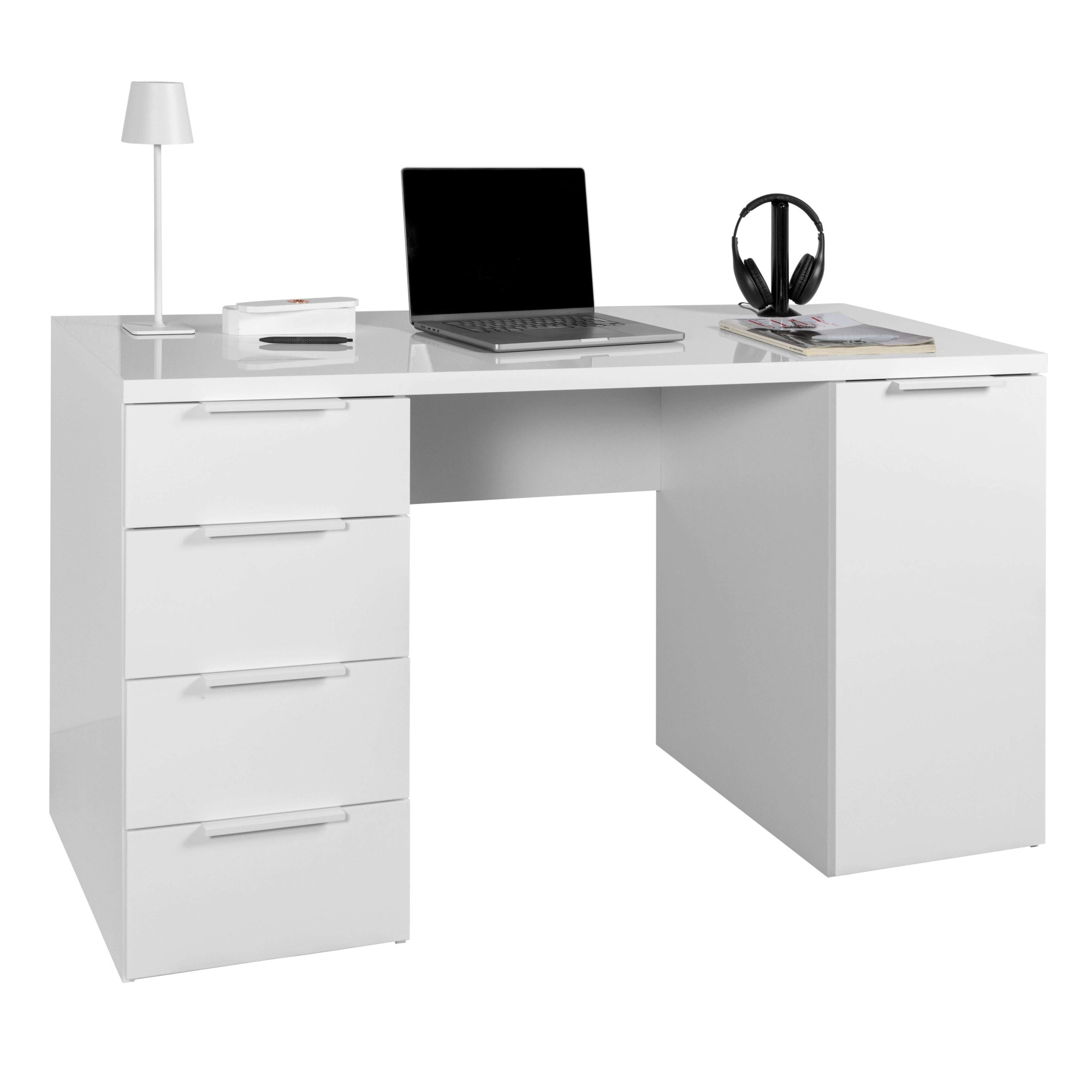 Composad Schreibtisch »Espressso,Schreibtisch, Büroschreibtisch, Computerschreibtisch«, (1 St.), mit 4 Schubladen und 1 Tür