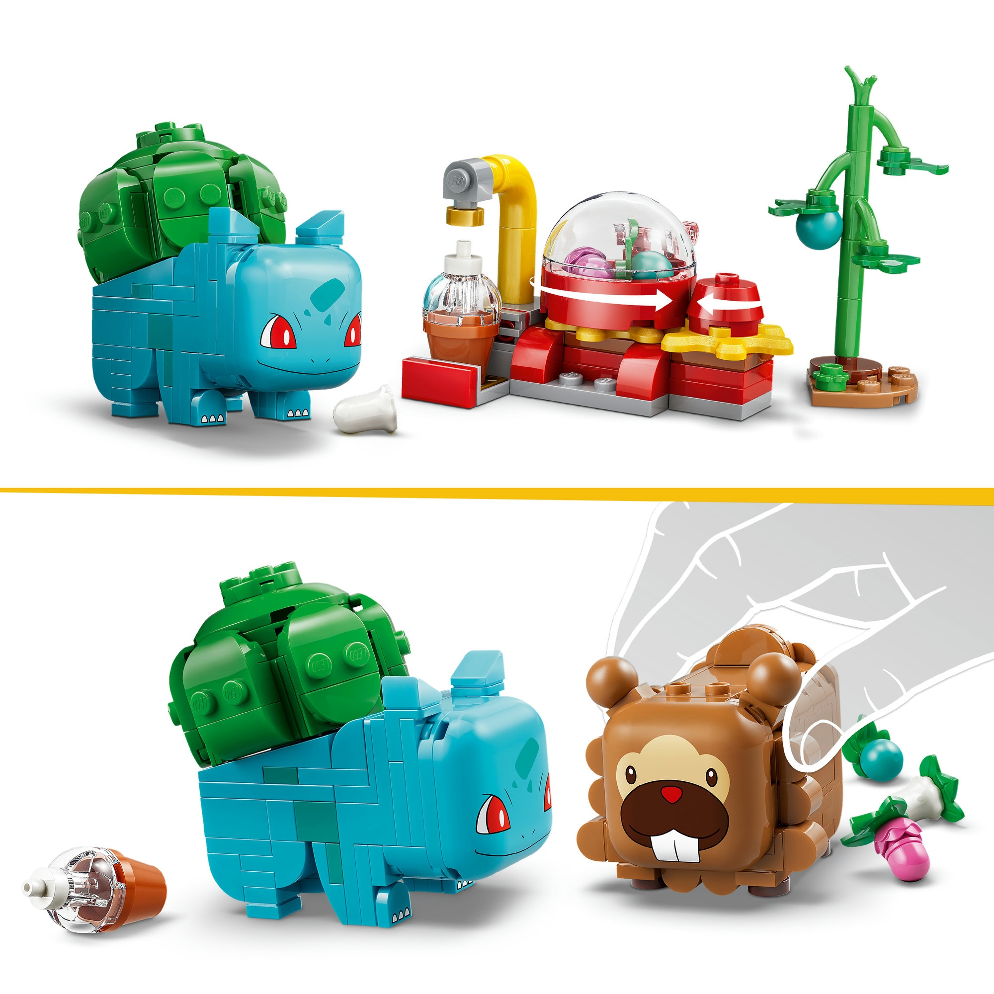 LEGO® Konstruktionsspielsteine »SMART Play: Beerenfete mit Bisasam und Bidiza (72155), LEGO Pokémon« Mit SMART Brick kombatibel (nicht enthalten)
