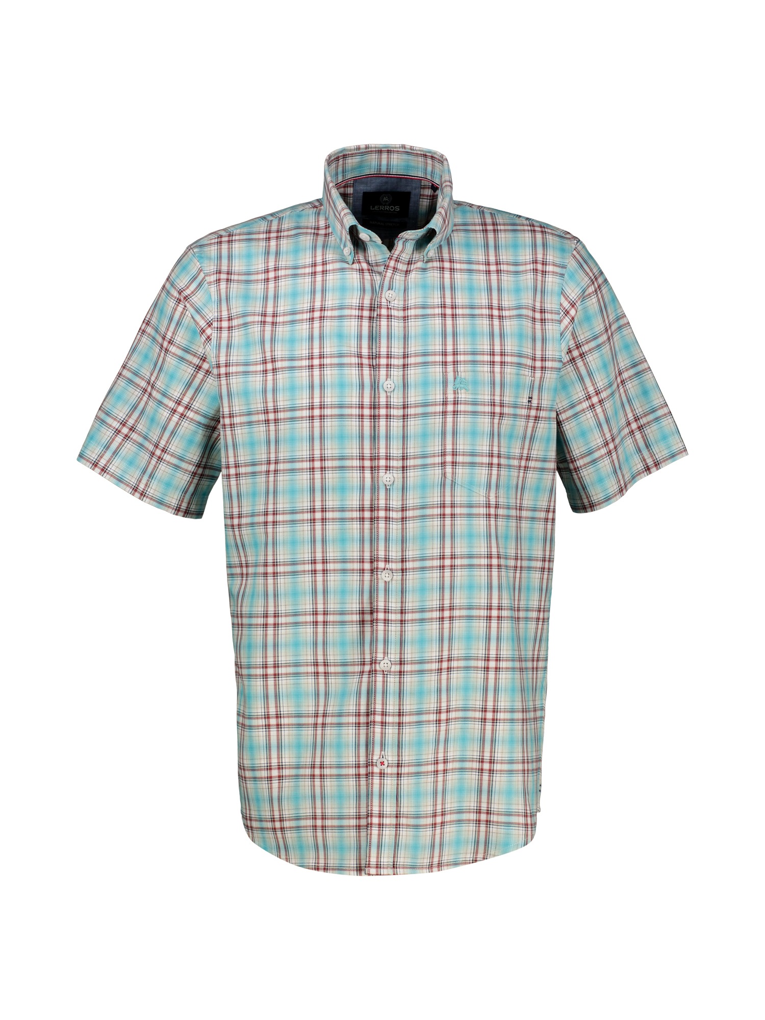 LERROS Kurzarmhemd "Kariertes Halbarmhemd für Herren" günstig online kaufen