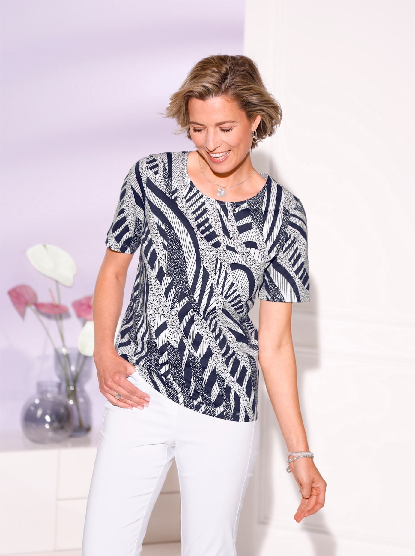 Classic Basics Kurzarmshirt "Kurzarm-Shirt" 1 Stk. tlg. günstig online kaufen