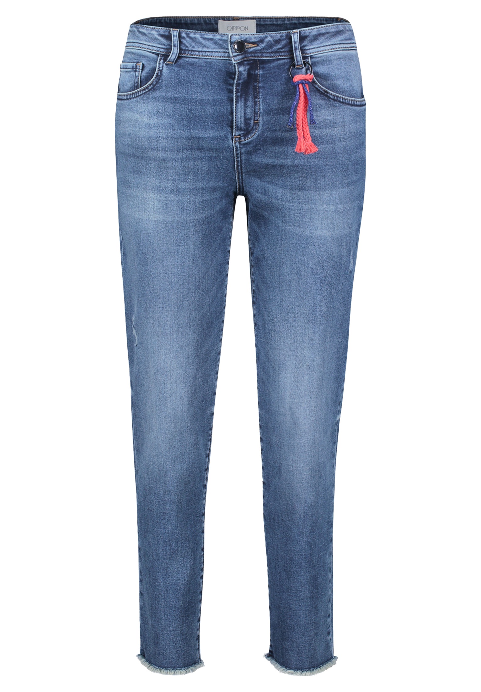Cartoon Ankle-Jeans »Cartoon Used Look-Jeans mit verkürztem Bein«