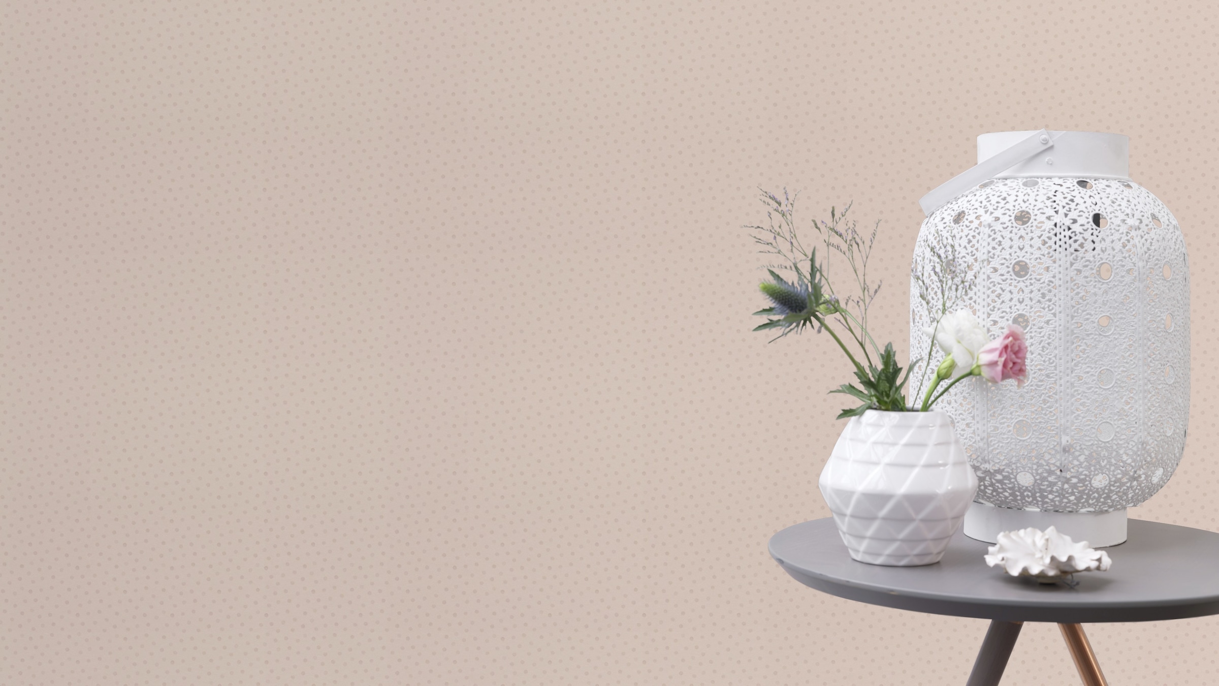 Rasch Vliestapete »Bambino XIX« Mit Punkten leicht gekörnt