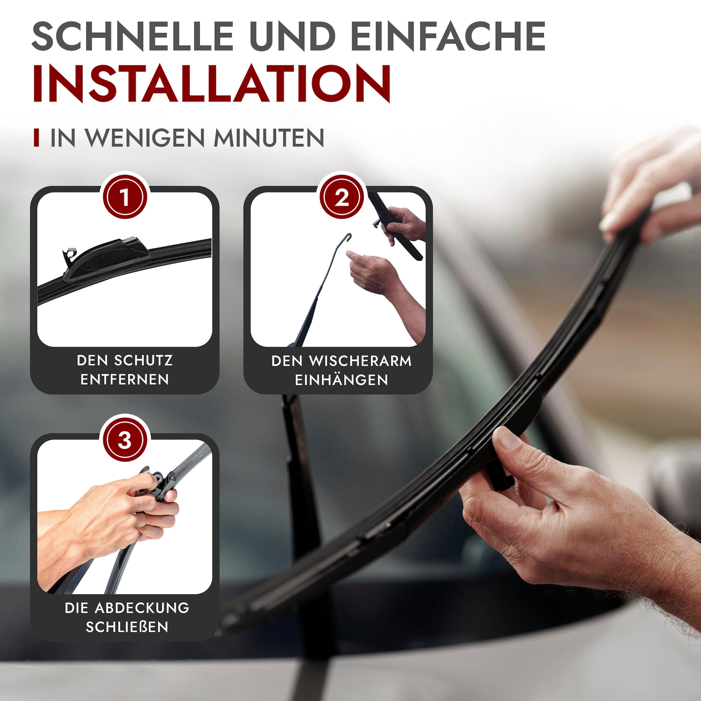 RECAMBO Scheibenwischblätter »für VW PASSAT B8 Variant + ALLTRACK