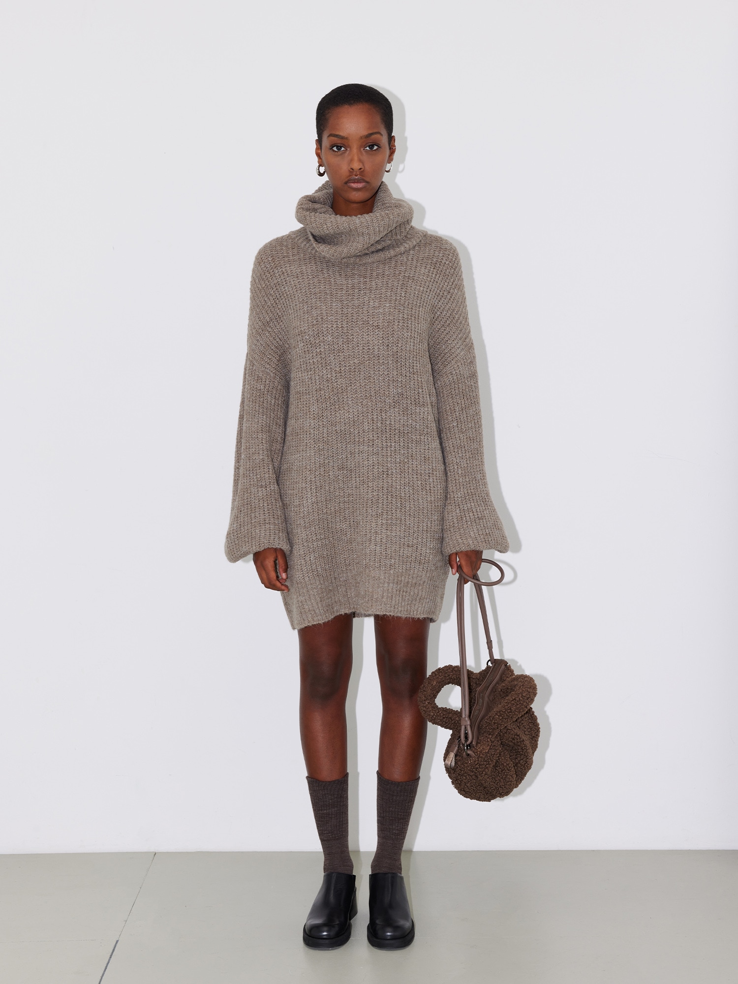LeGer Strickpullover »Juna, LeGer by Lena Gercke«, Loose fit mit Rundhalsausschnitt