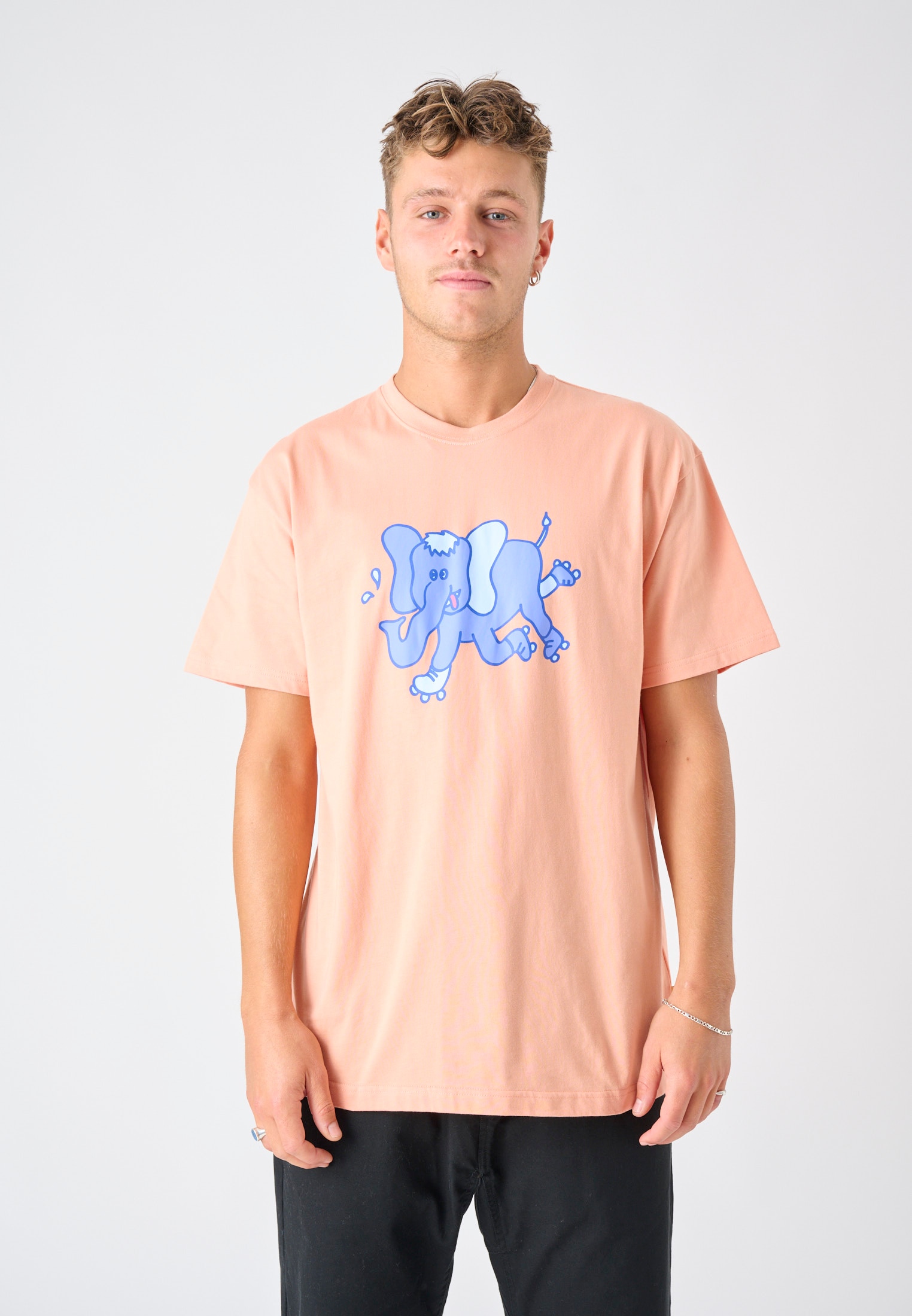 Cleptomanicx T-Shirt »Happy Elefant«, (1 tlg.), im boxy Cut