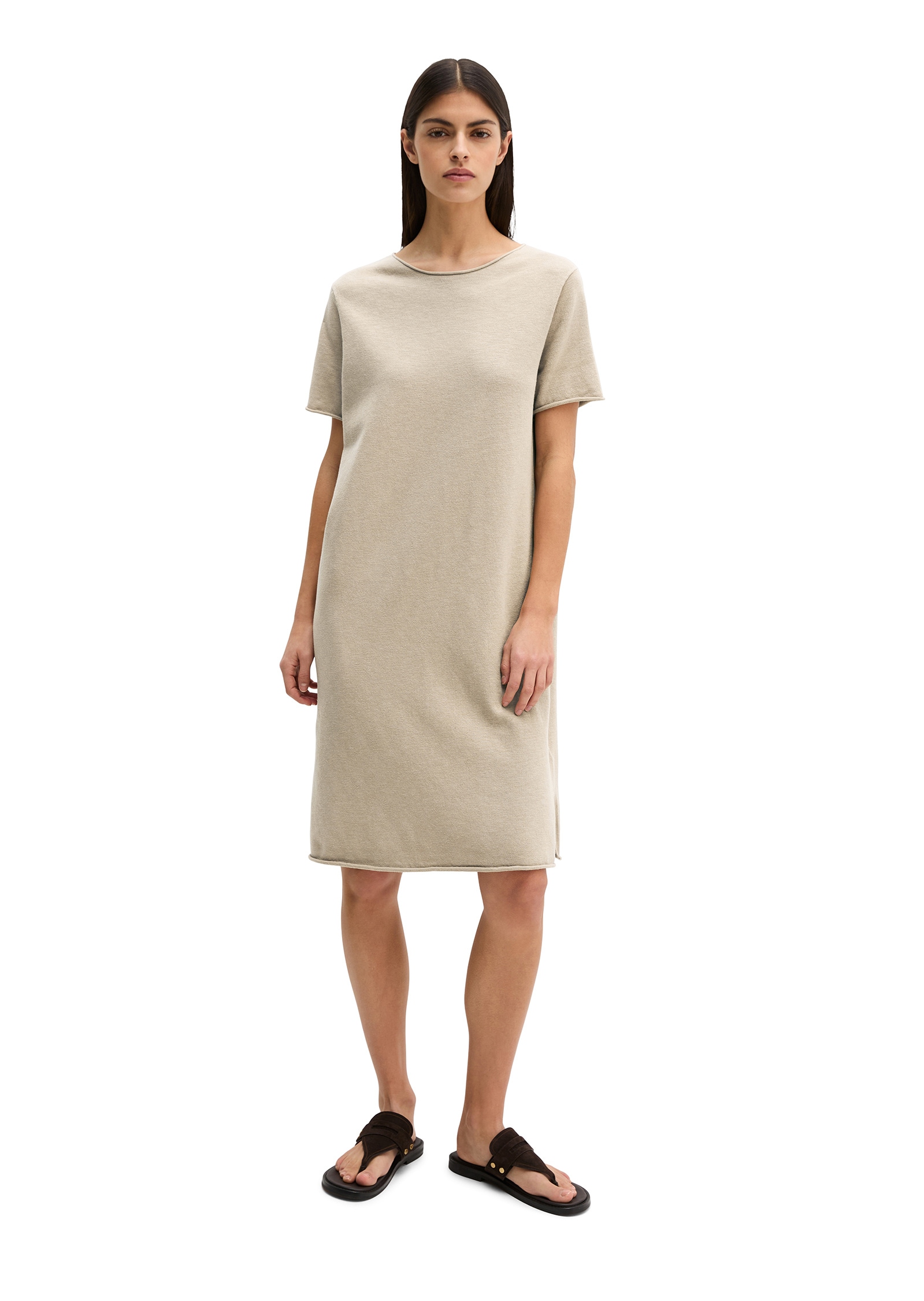 Marc O'Polo Strickkleid »aus Organic Cotton-Leinen-Mix«