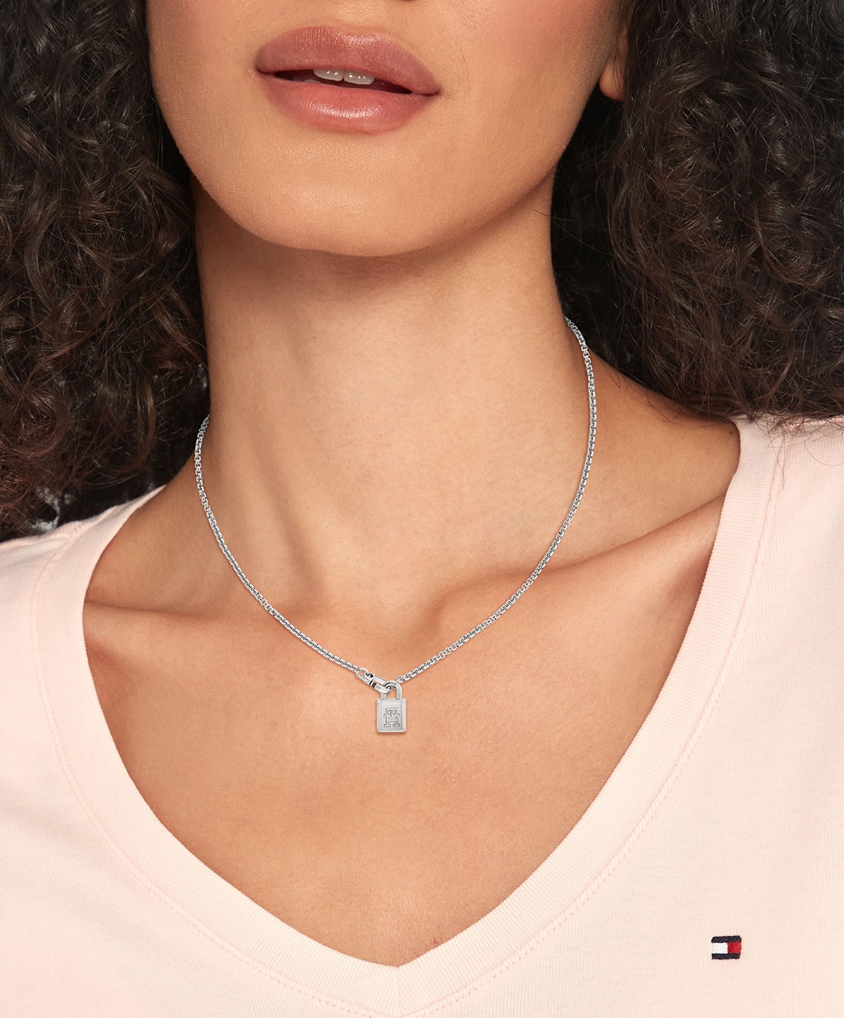 Tommy Hilfiger Kette mit Anhänger »AMERICAN ICON, 2780940, 2780941«, teilweise mit Emaille