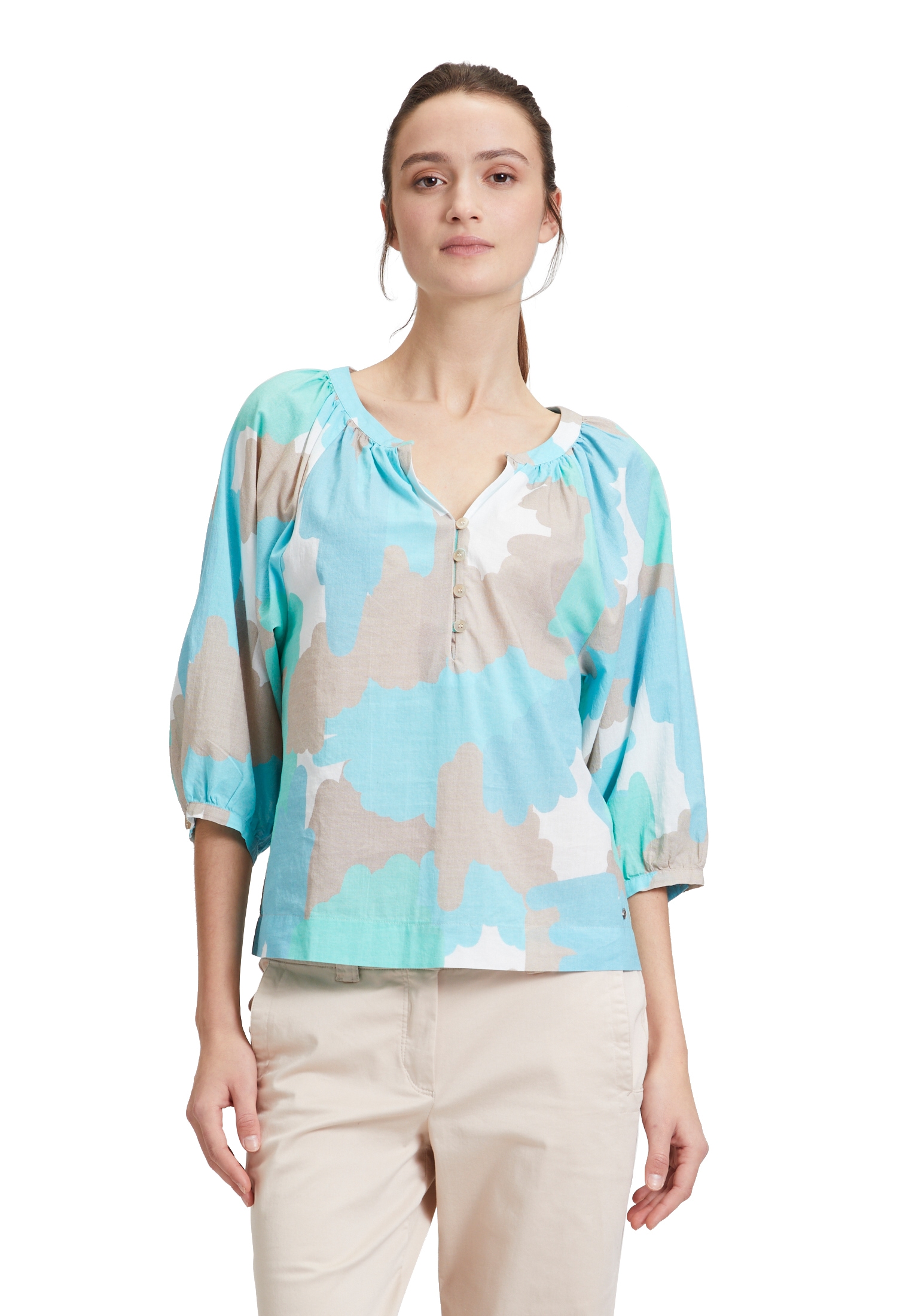 Betty&Co Schlupfbluse "Betty & Co Damen Schlupfbluse mit Print" günstig online kaufen