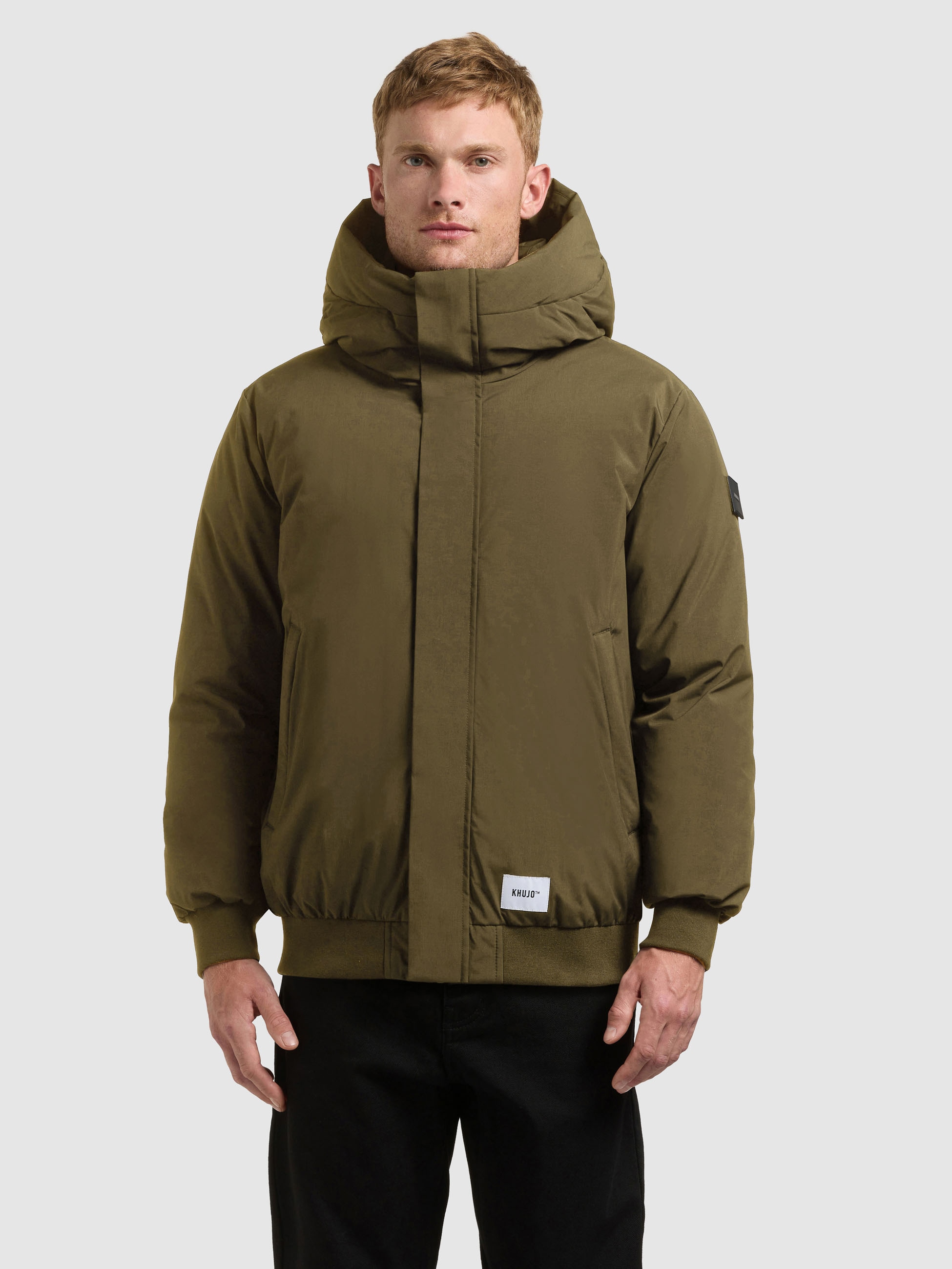 khujo Winterjacke »BENSON« mit Kapuze abnehmbare Rucksackträger in der Innenseite