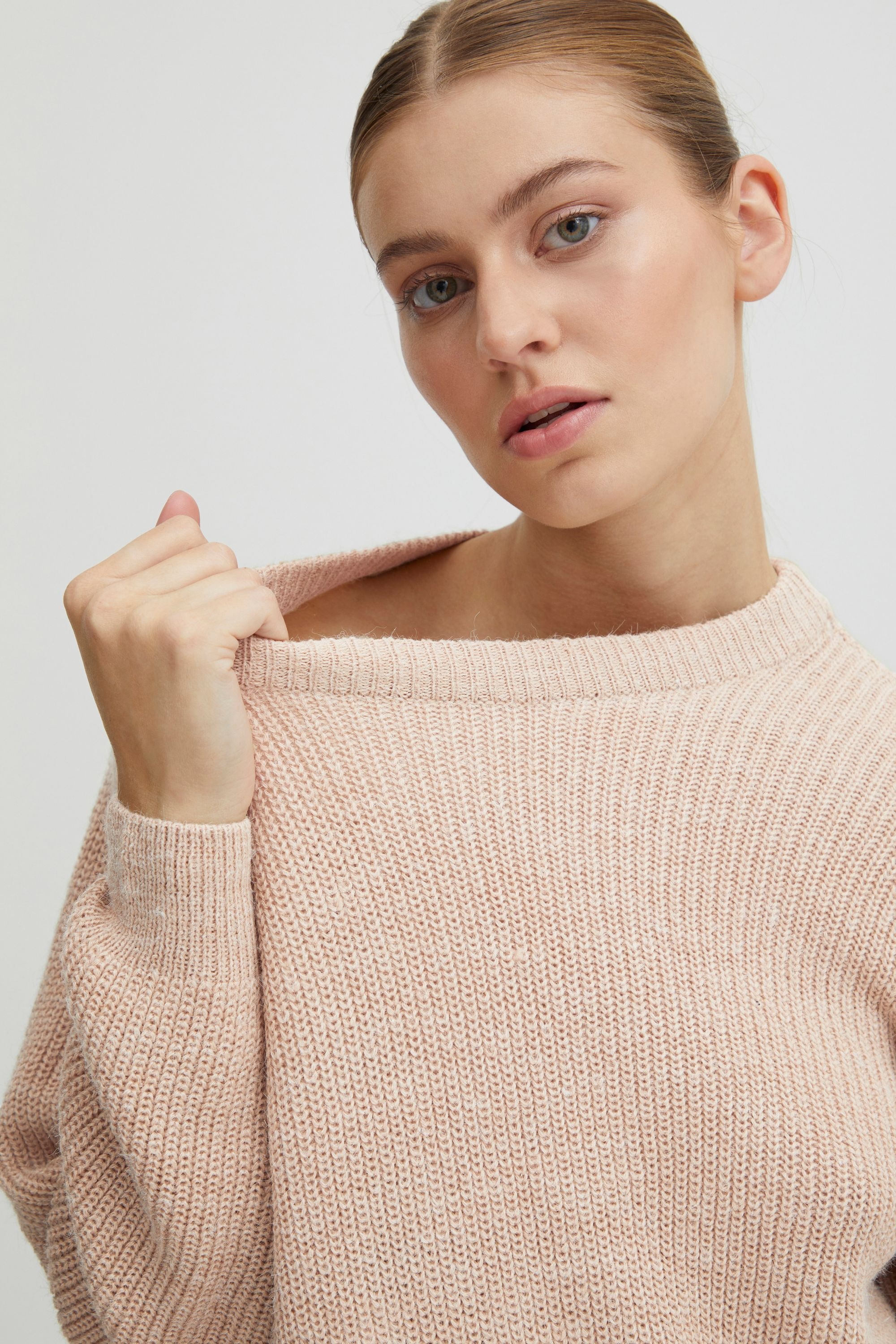 Ichi Strickfleece-Pullover »Strickpullover IHNovo«