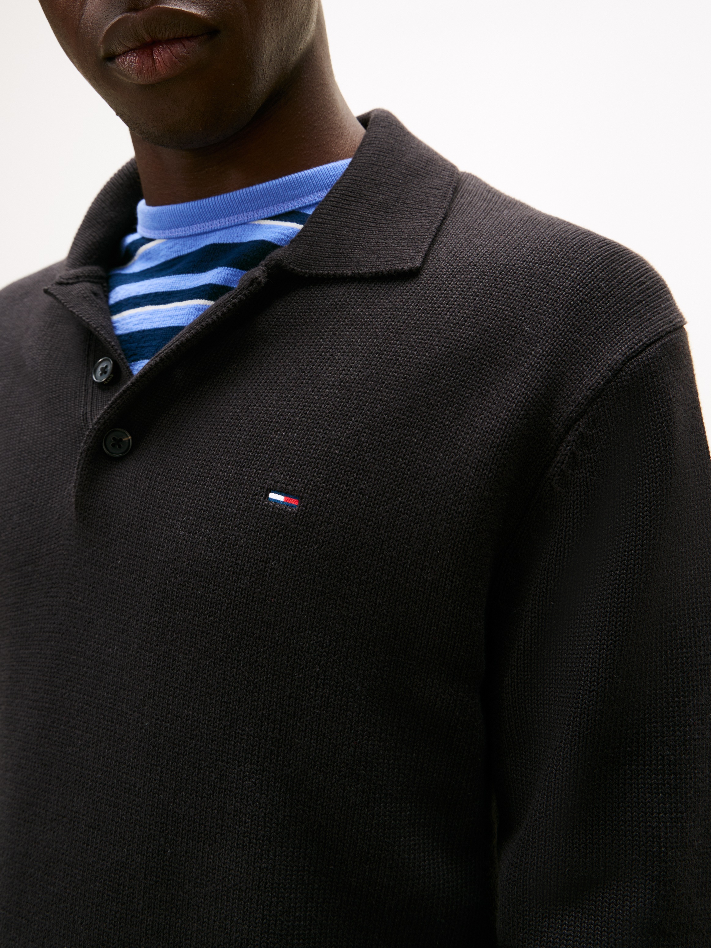 Tommy Jeans Polokragenpullover "TJM ESSENTIAL POLO" slim fit, Feinstrick günstig online kaufen