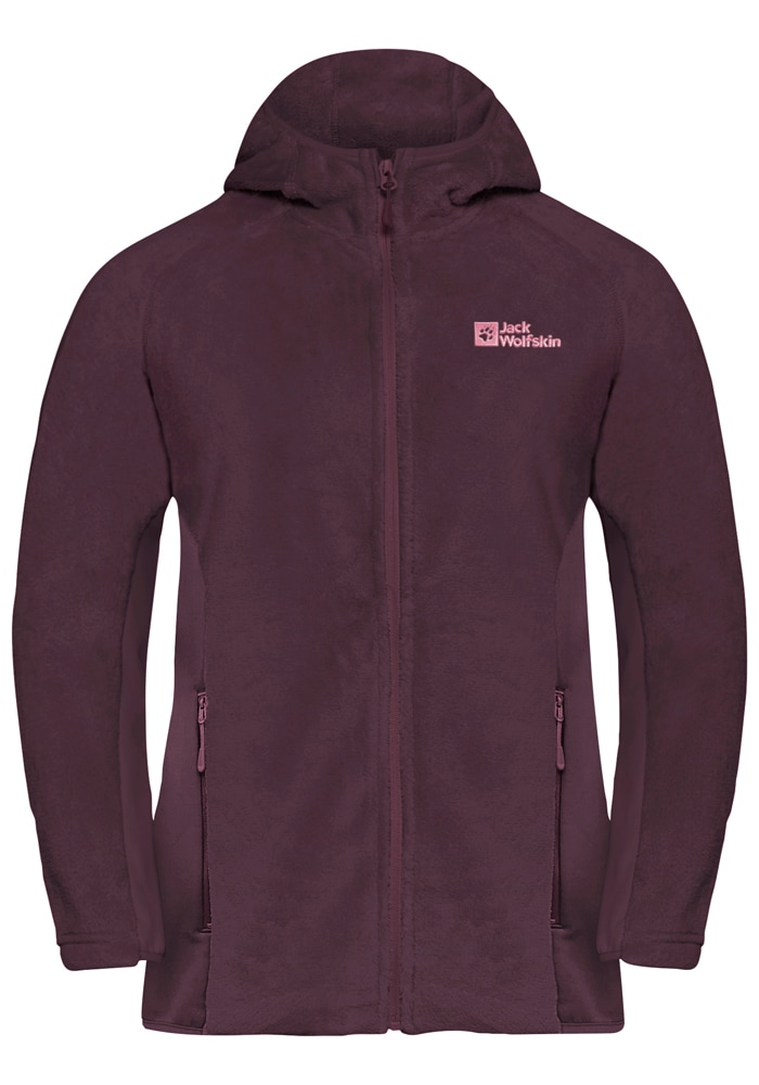 Jack Wolfskin Fleecejacke »ROTWAND HOODED FZ W«, mit Kapuze