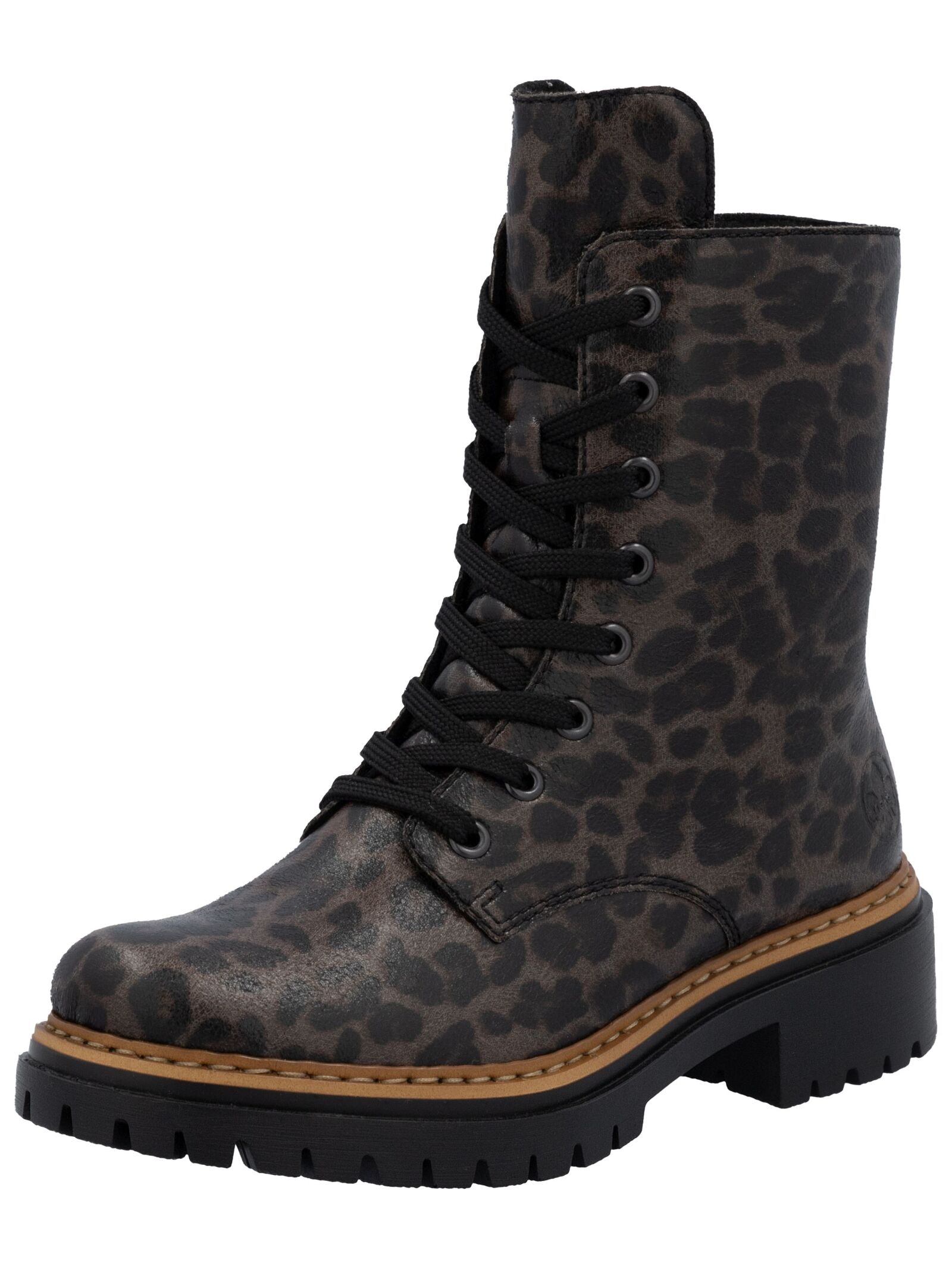 Rieker Schnürstiefelette "Rieker Stiefelette Lederimitat" günstig online kaufen