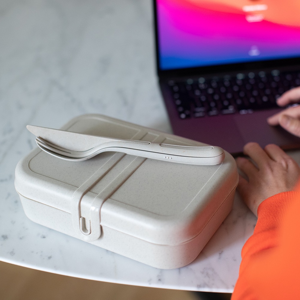 KOZIOL Lunchbox »PASCAL L Lunchbox mit Trennsteg« 1 tlg. spülmaschinengeeignet, mikrowellengeeignet