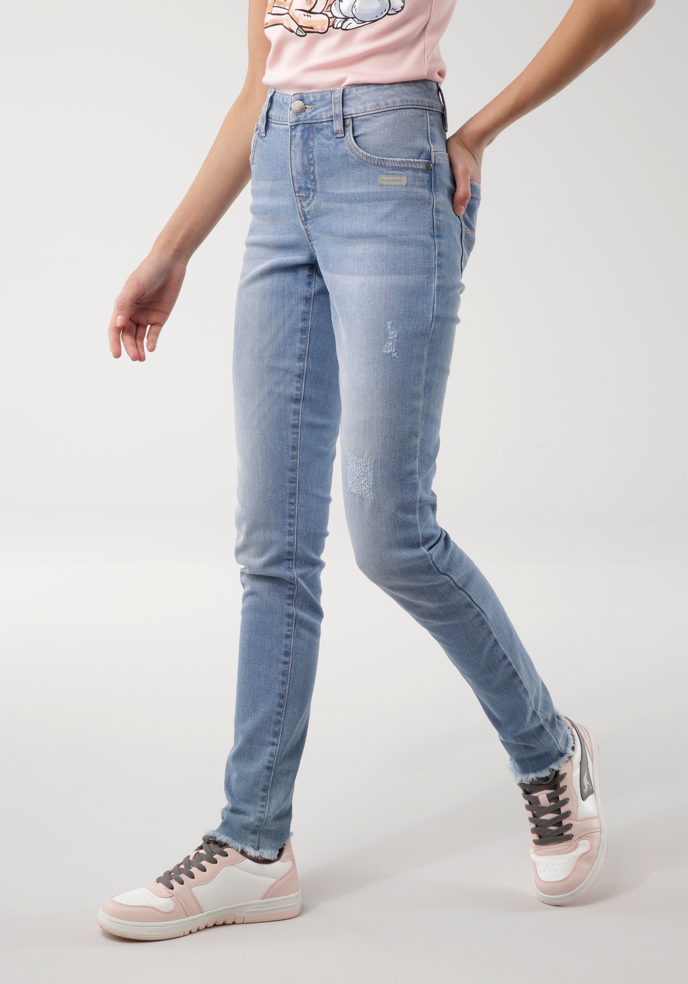 KangaROOS Slim-fit-Jeans »SLIM«, mit Destroyed-Effekt kaufen