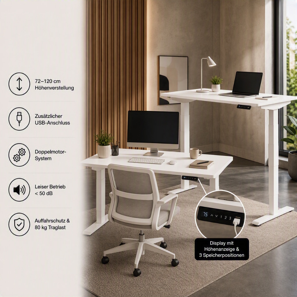 GERMANIA Schreibtisch »Jet« moderne Farbvariationen, Breite 120/140/160/180 cm, Made in Germany