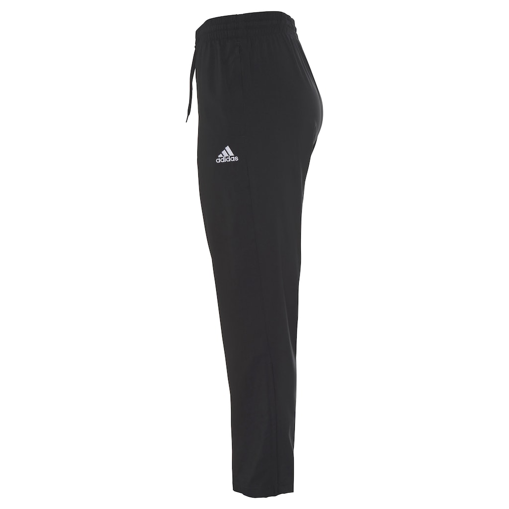 adidas Sportswear Sporthose »AEROREADY ESSENTIALS STANFORD OPEN HEM EMBROIDERED SMALL LOGO HOSE«, (1 tlg.)