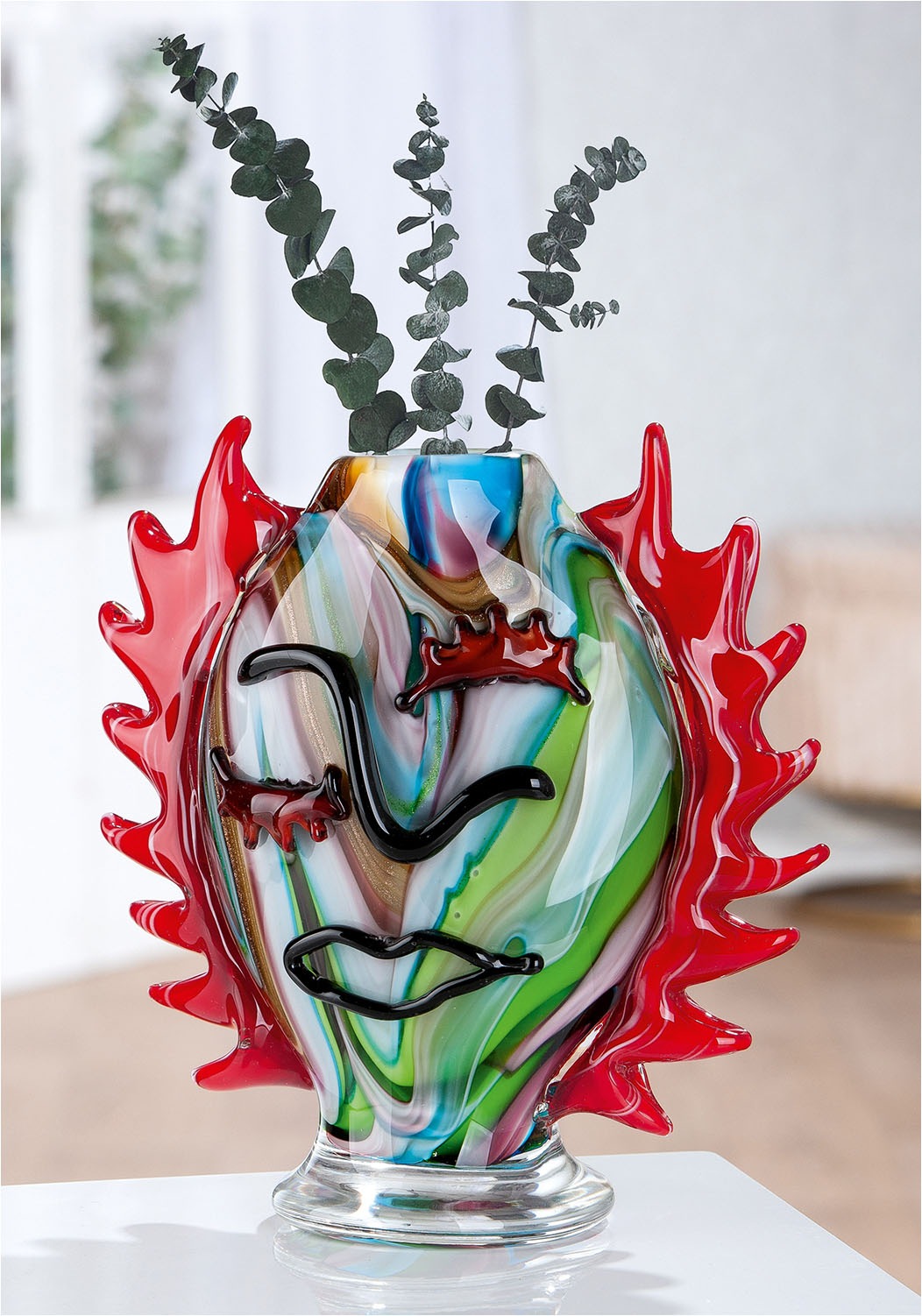 GILDE Tischvase "Gesichtsvase Pepito"