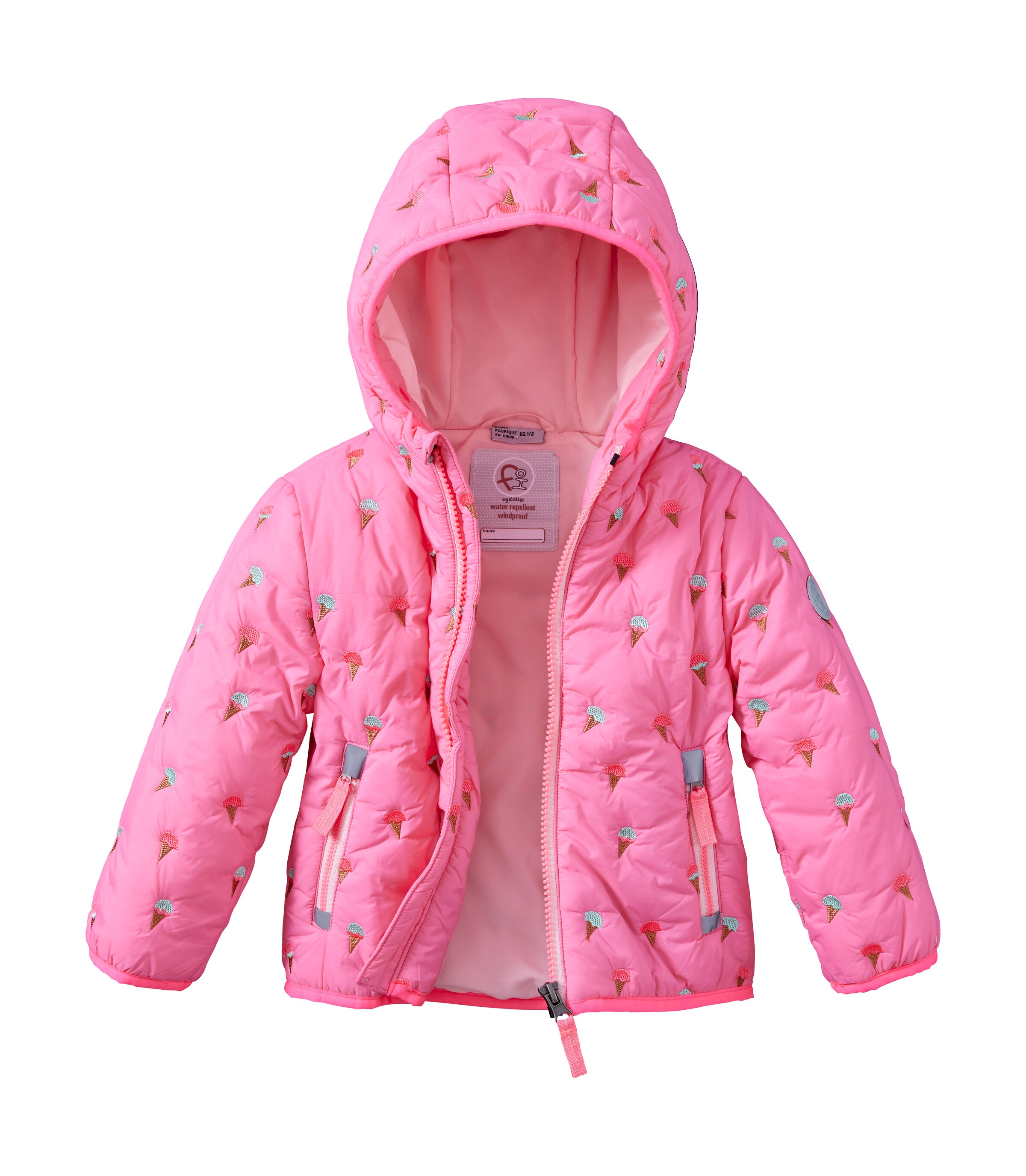 first instinct by killtec Steppjacke »FIOS 17 MNS QLTD JCKT«, Leicht wattierte Jacke, reflektierende Details, PFAS-frei imprägniert