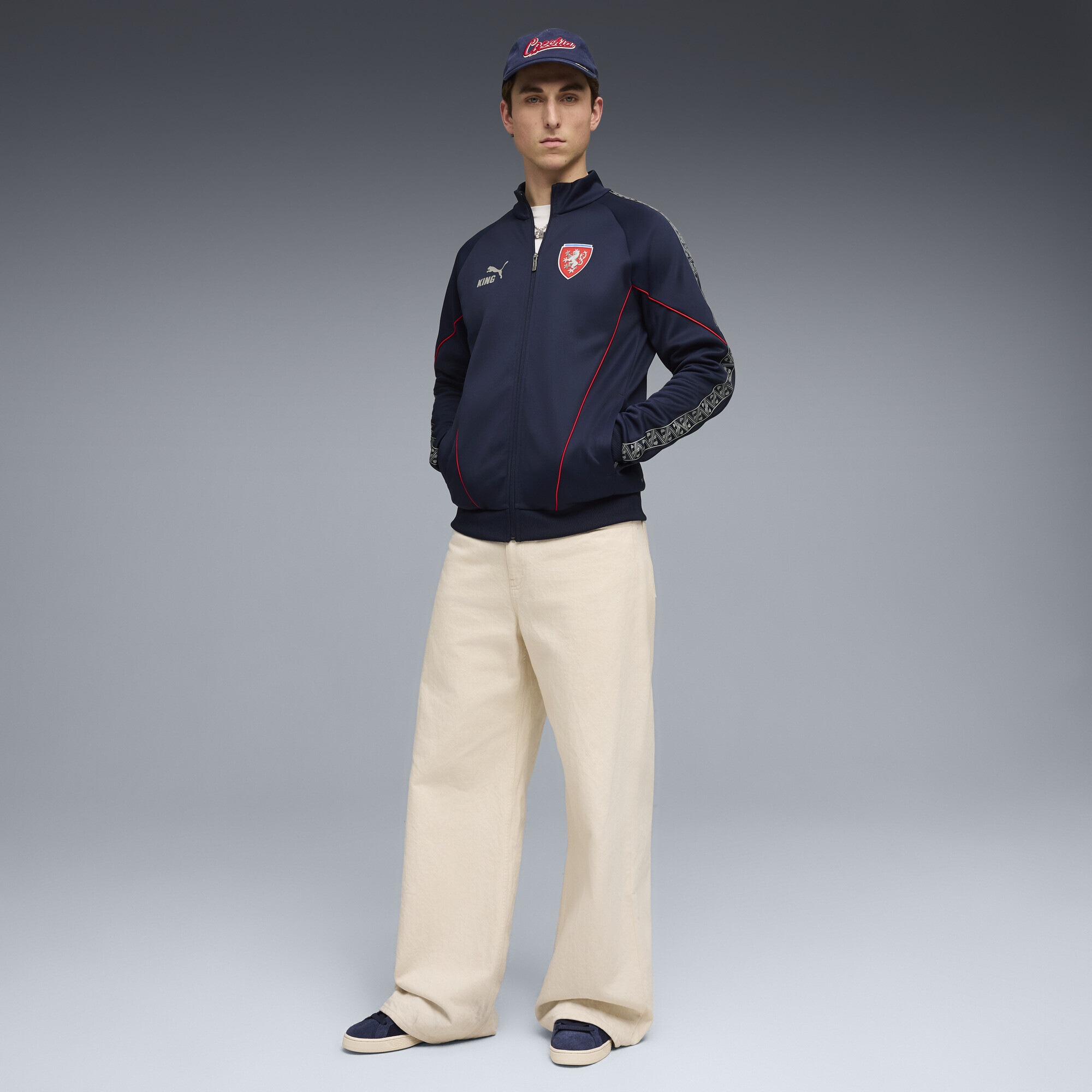 PUMA Sweatjacke »Tschechien KING Anthem Jacke Herren«