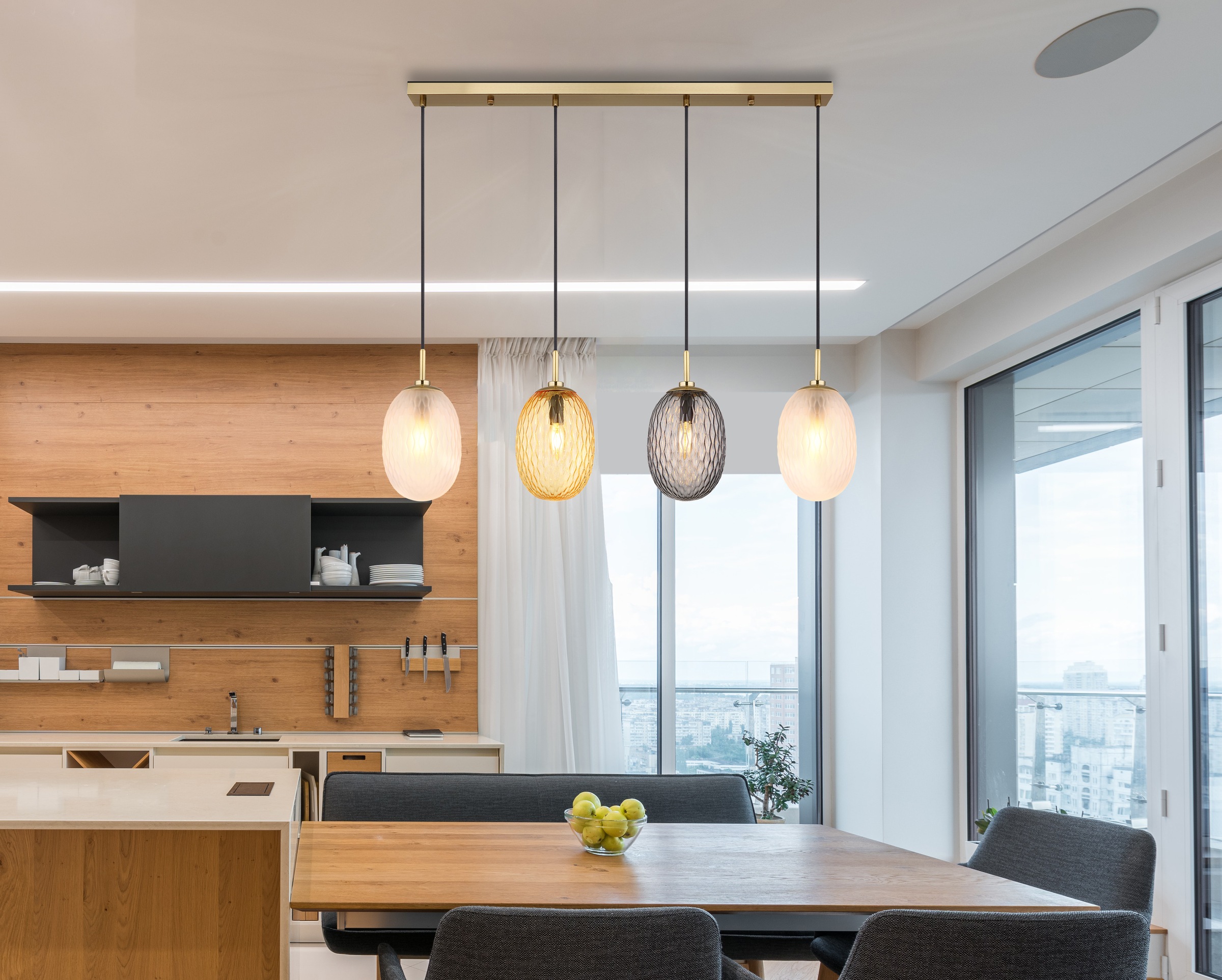 GLOBO LIGHTING Hängeleuchte »DEVIN« E14 1 Stk. Hängelampe Esszimmer-Leuchte Esstischleuchte Wohnzimmer