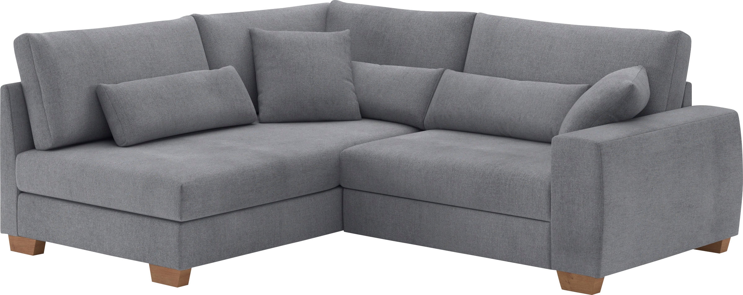 Mr. Couch Ecksofa »Helena L-Form«, Mit Federkern, wahlweise mit Bettfunktion und Taschenfederkern