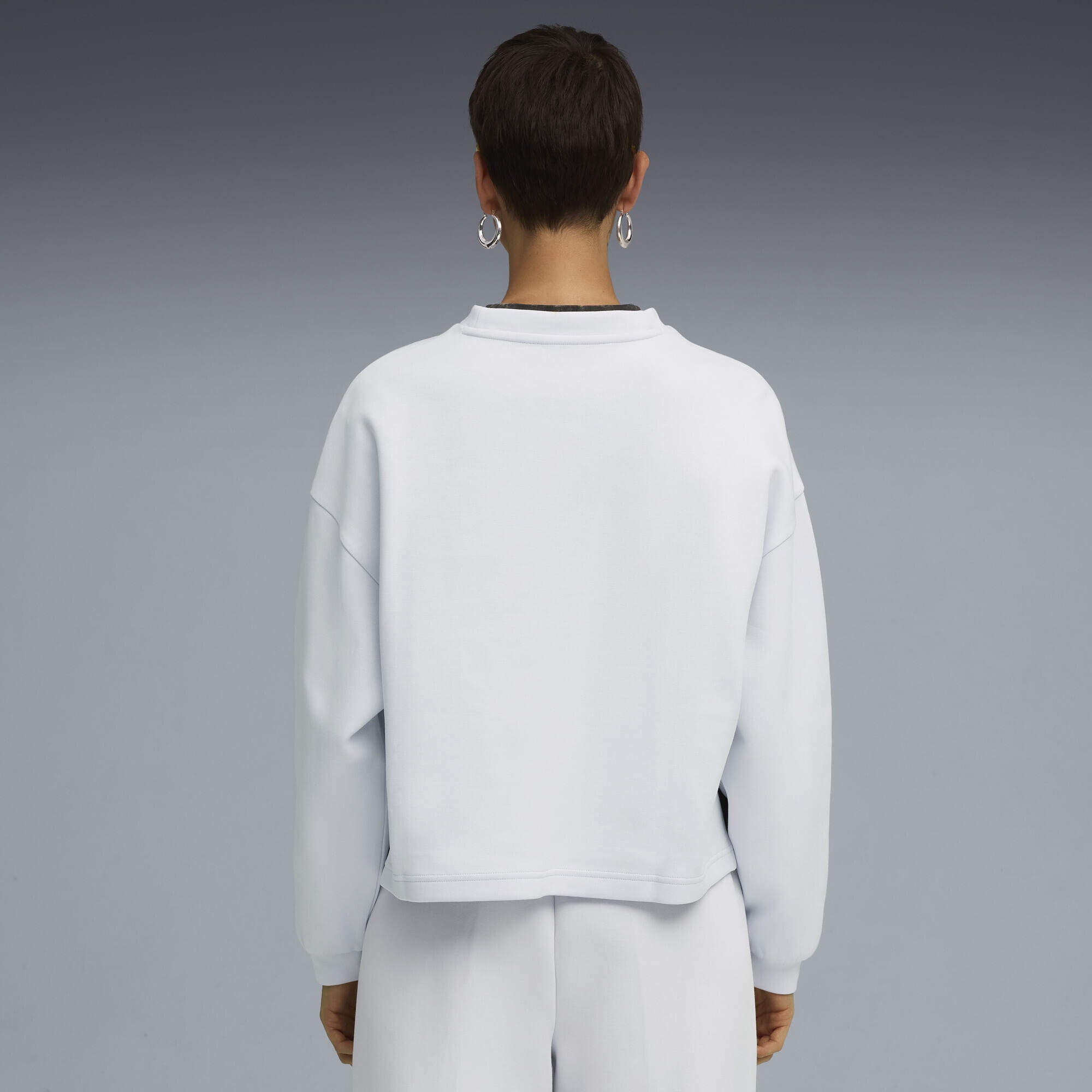 PUMA Sweatshirt »Wardrobe Essentials Oversized Sweatshirt Damen«