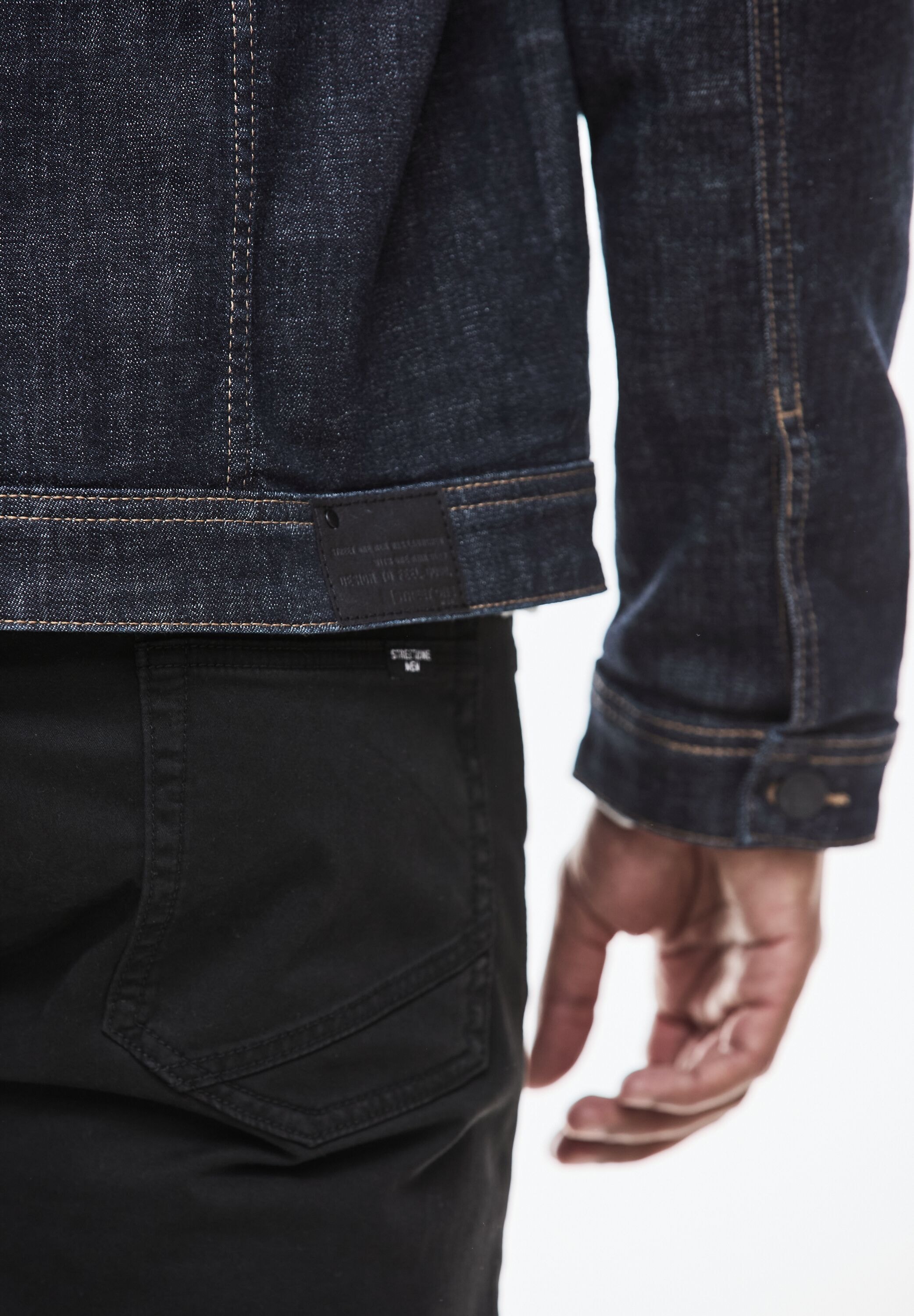 STREET ONE MEN Jeansjacke, ohne Kapuze, mit Brusttaschen günstig online kaufen