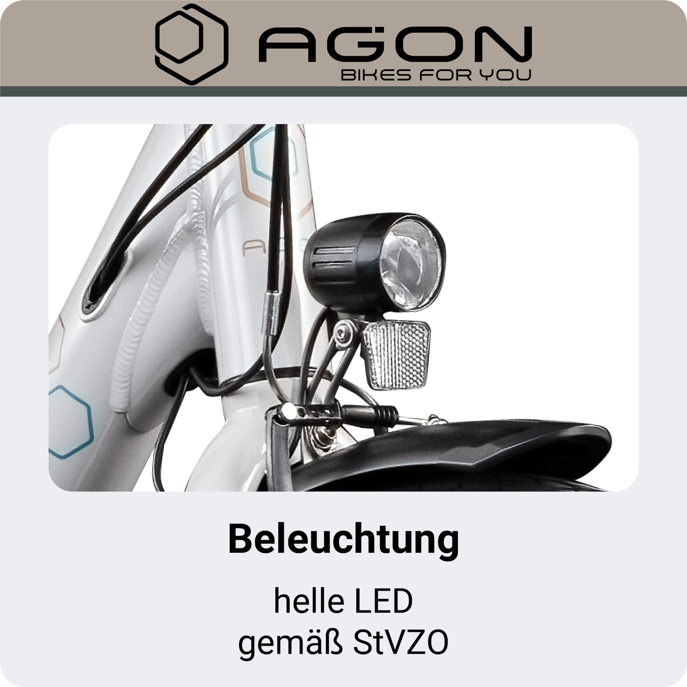 AGON »Aurora« 3 Gang Nabenschaltung Frontmotor 250 W Pedelec, Elektrofahrrad für Damen u. Herren