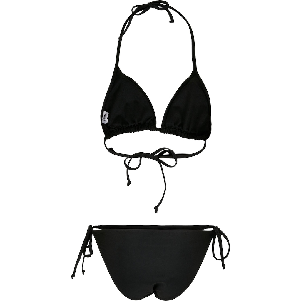 URBAN CLASSICS Bügel-Bikini »Urban Classics Damen Ladies Recycled Triangle Bikini«