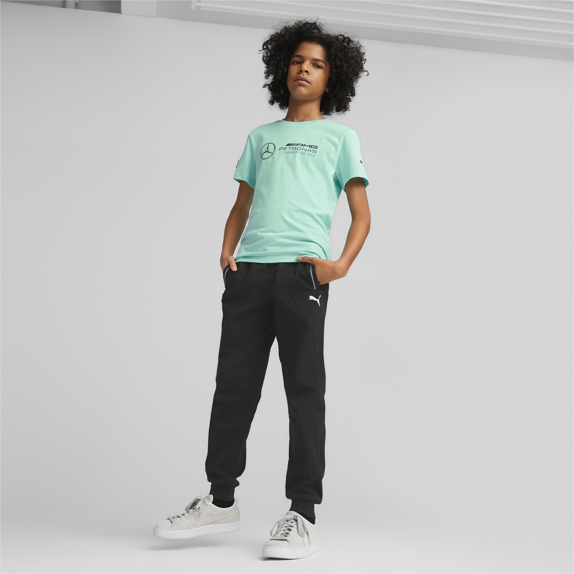 PUMA T-Shirt »Mercedes-AMG Petronas Motorsport-Logo T-Shirt Kinder«