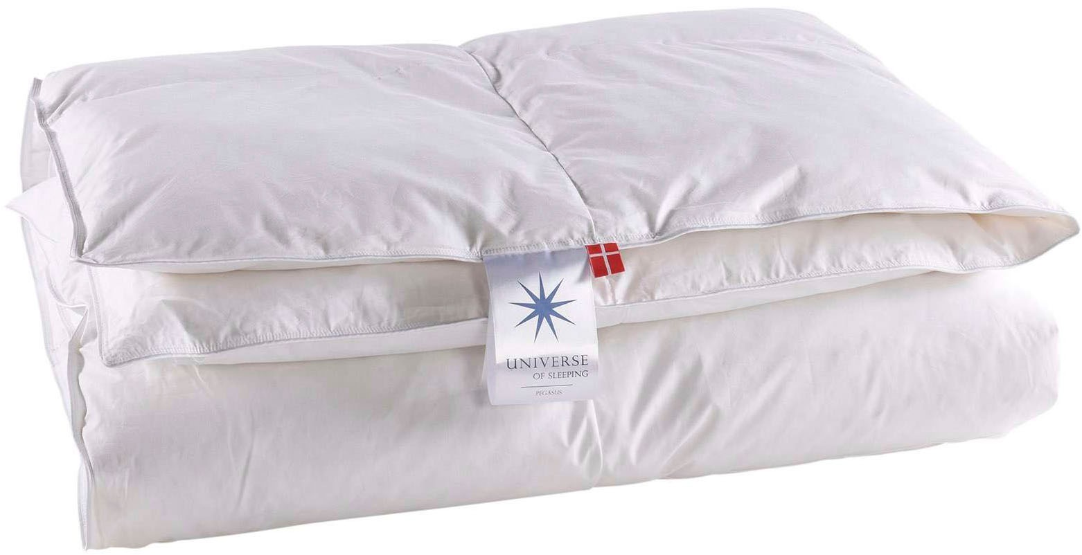 Thumbnail - Universe of sleeping Kunstfaserbettdecke "Pegasus, neuartige Mischung aus Daune & Federn mit Kunstfaser" warm Füllung Mi...